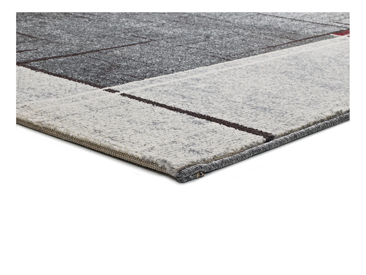 Kurzflorteppiche - modern - grau - 60x120 cm - DREAMS