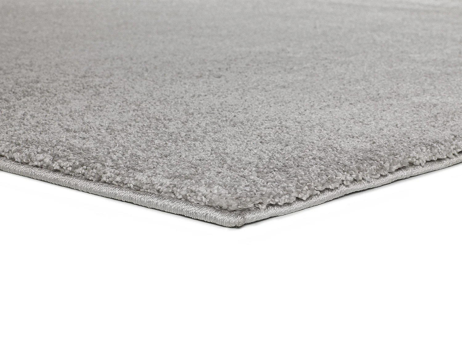 Tapete interior - liso - prateado - 140 x 200 cm - MONTANA