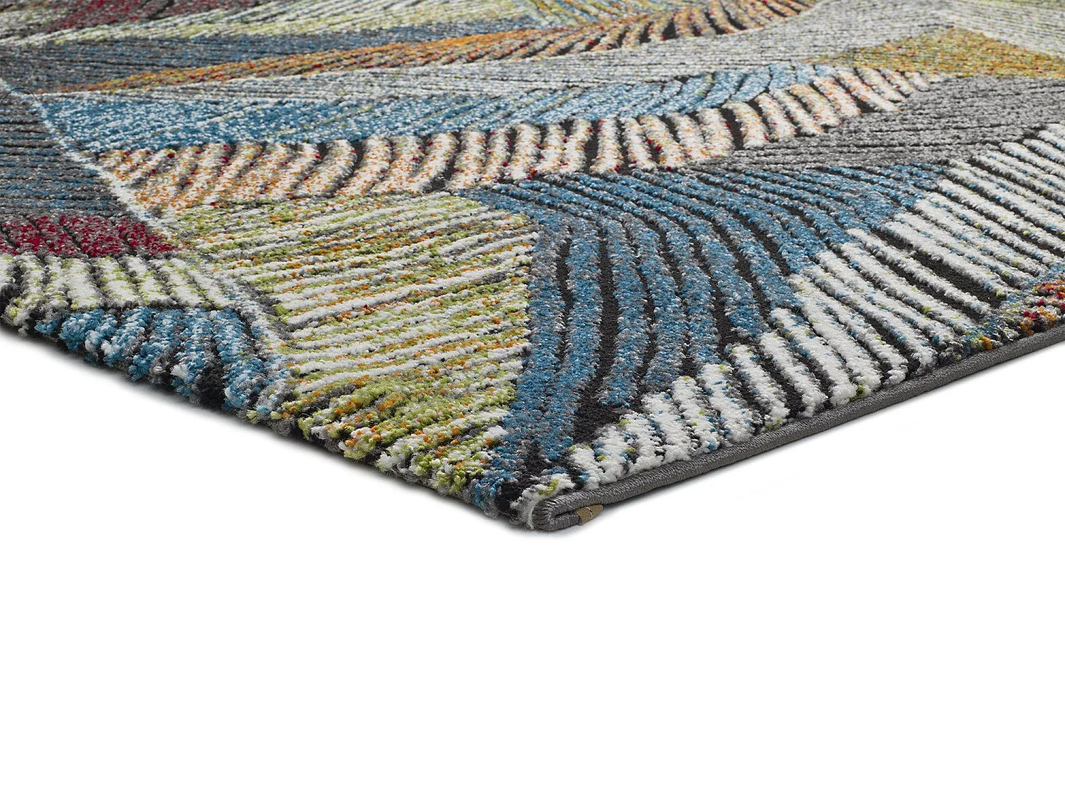 Kurzflorteppiche - abstrakt - mehrfarbig - 160x230 cm - KOBY