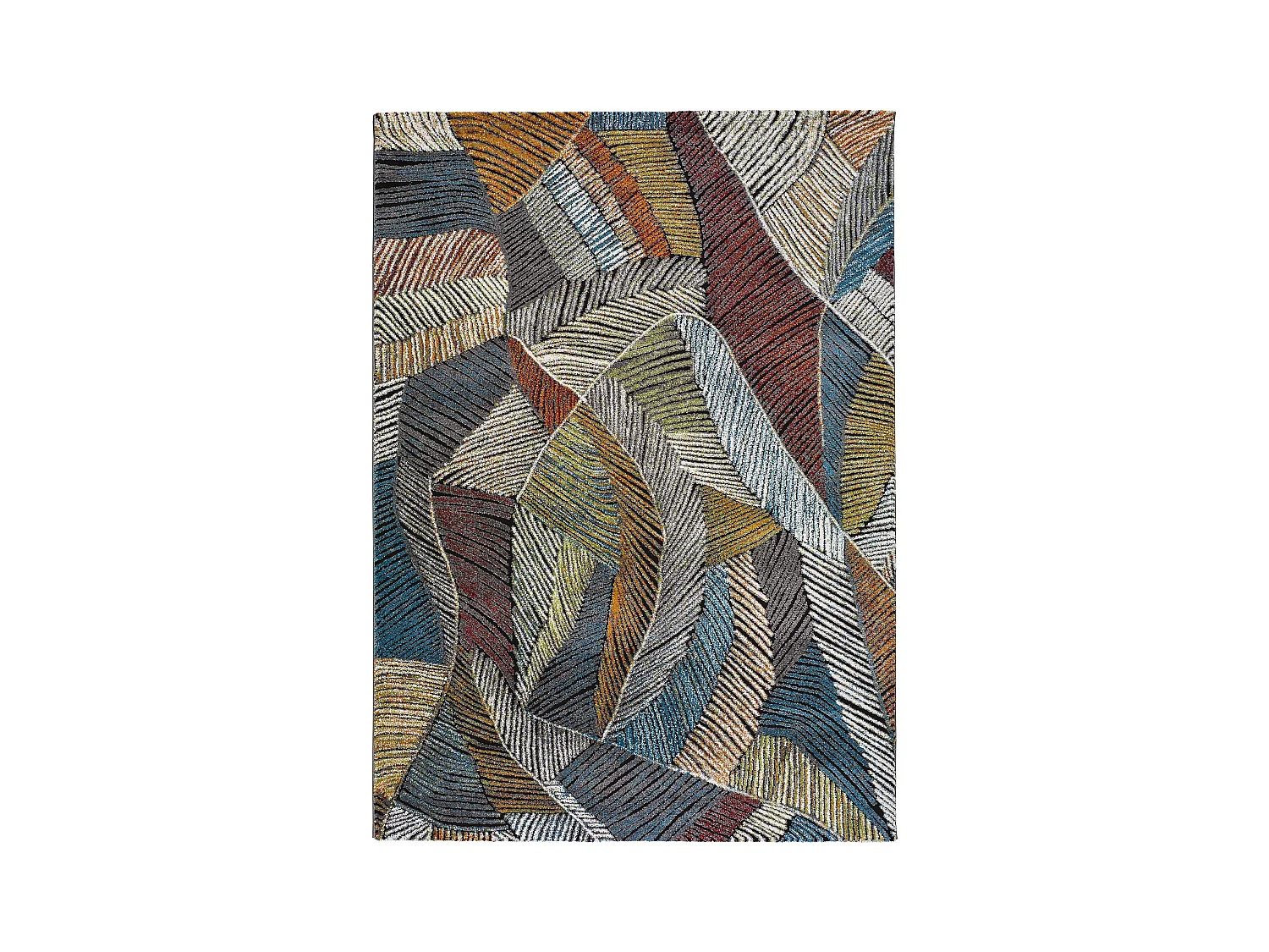 Tappeto interno - astratto - multicolore - 160 x 230 cm - KOBY