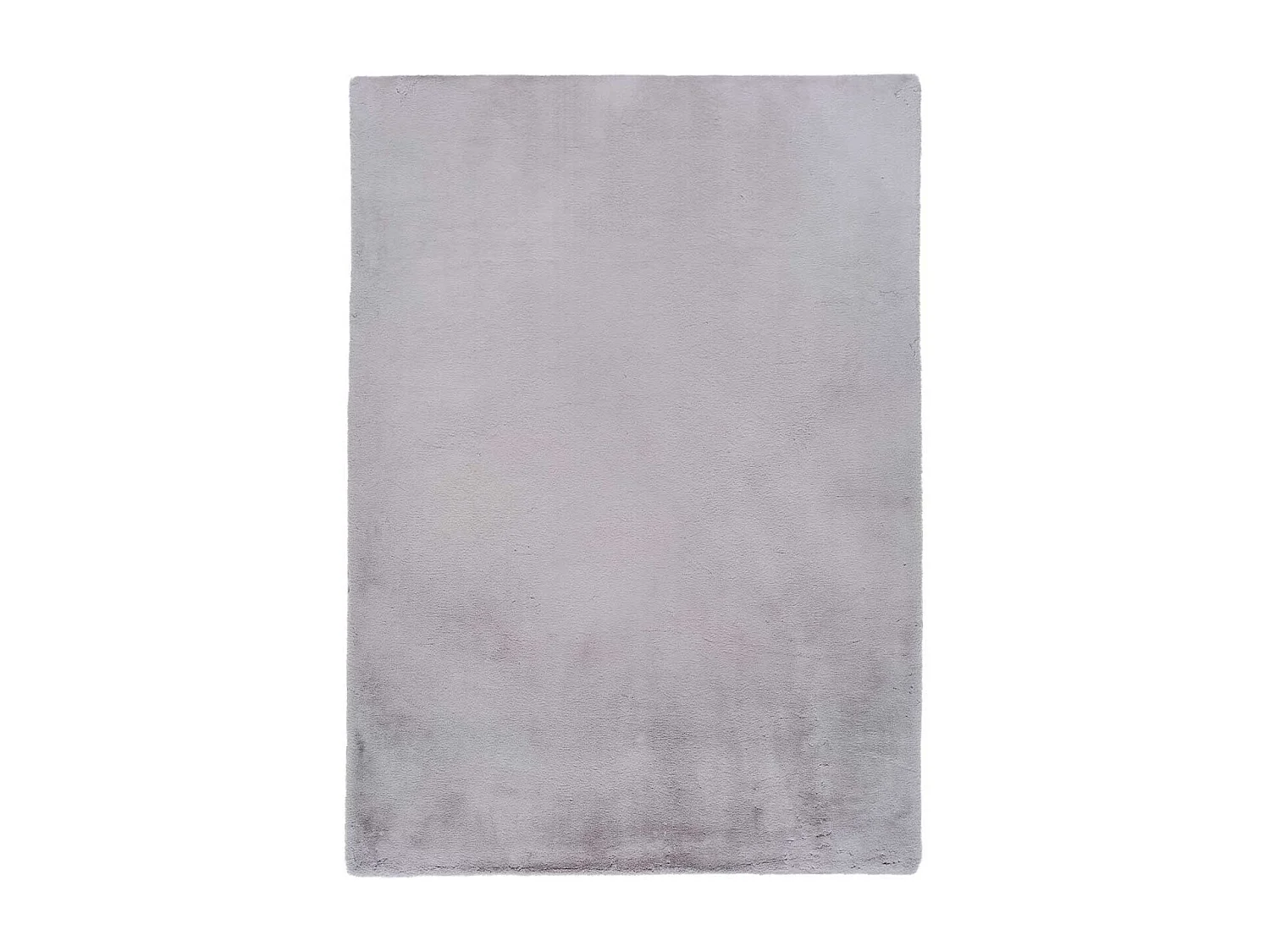 Tapis intérieur - shaggy uni - argent - 80 x 150 cm - FOX