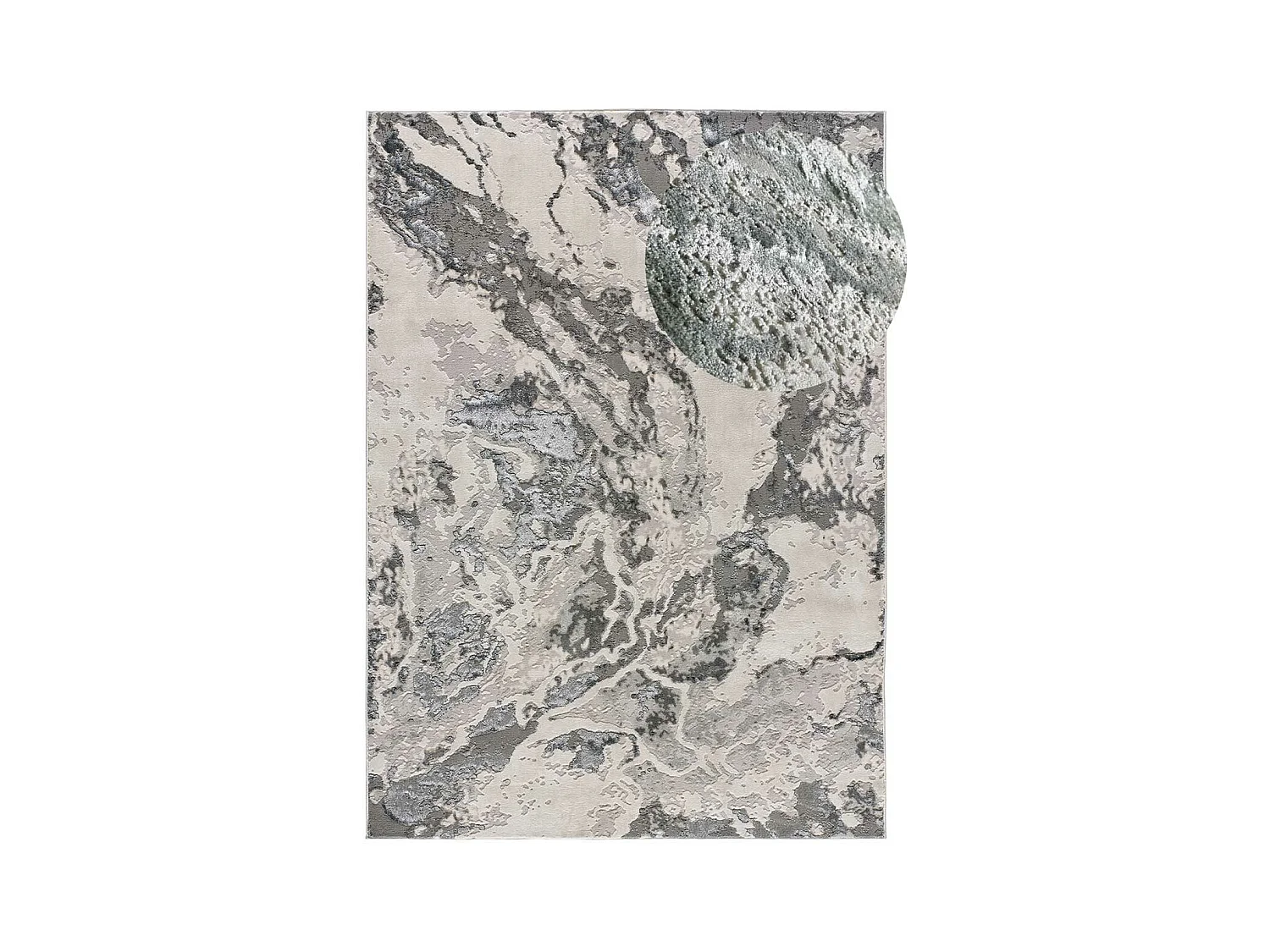 Alfombra interior  - abstracto - gris - 140 x 200 cm - AGATA