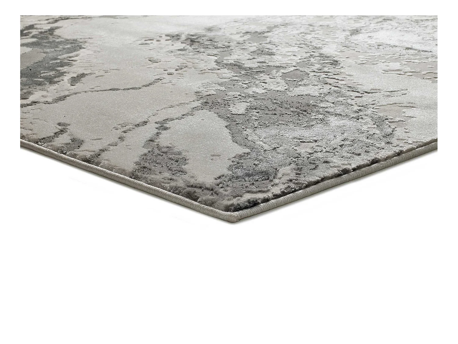 Alfombra interior  - abstracto - gris - 140 x 200 cm - AGATA