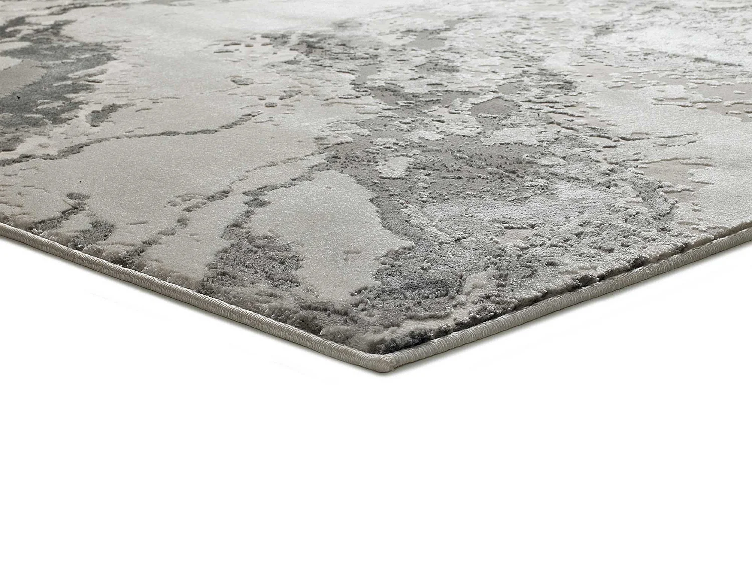 Tapis intérieur - abstrait - gris - 140 x 200 cm - AGATA