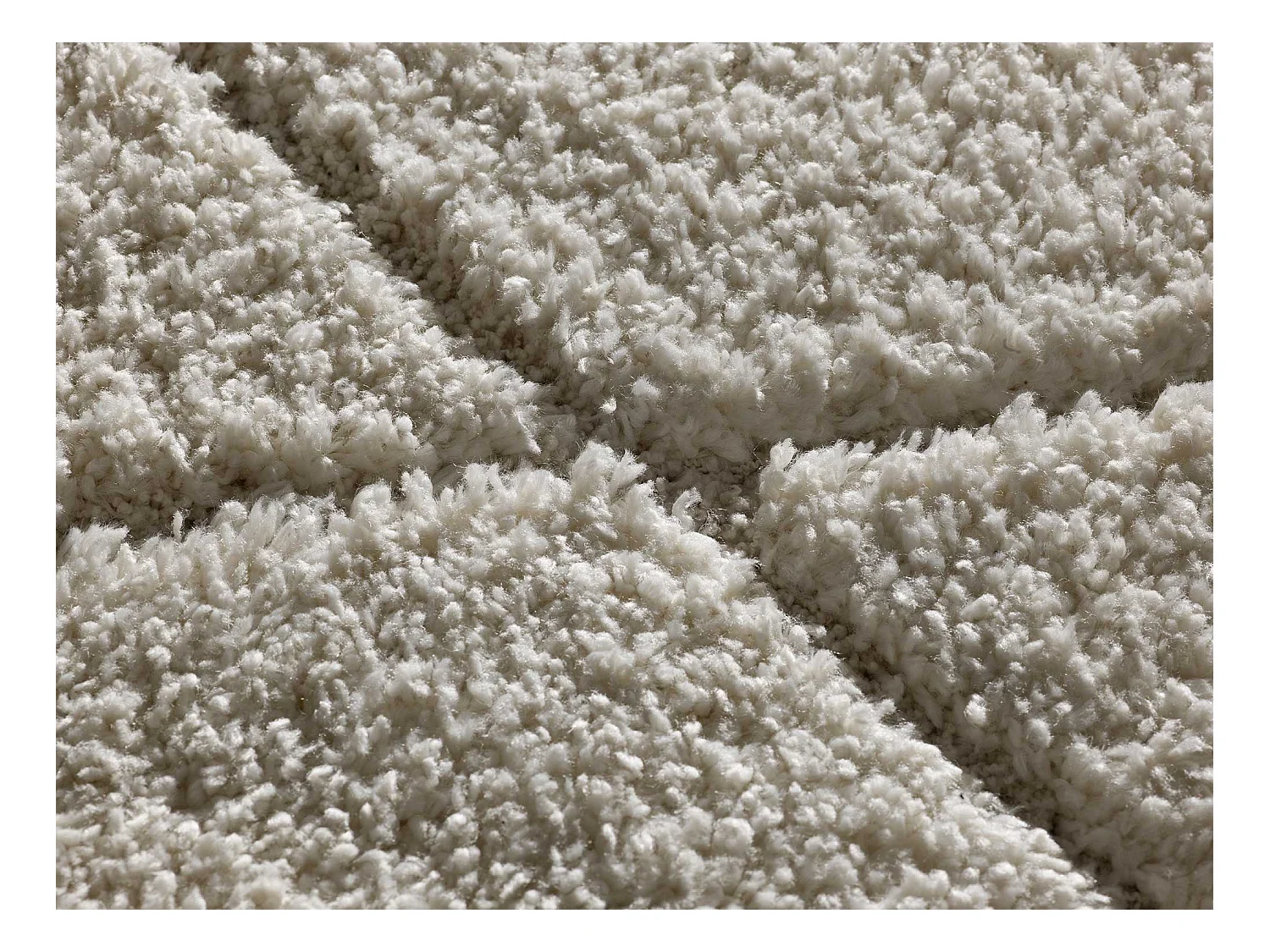 Tappeto interno - shaggy - bianco - 200 x 290 cm - ATESA