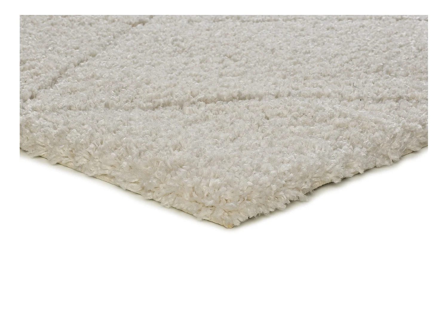 Tappeto interno - shaggy - bianco - 200 x 290 cm - ATESA