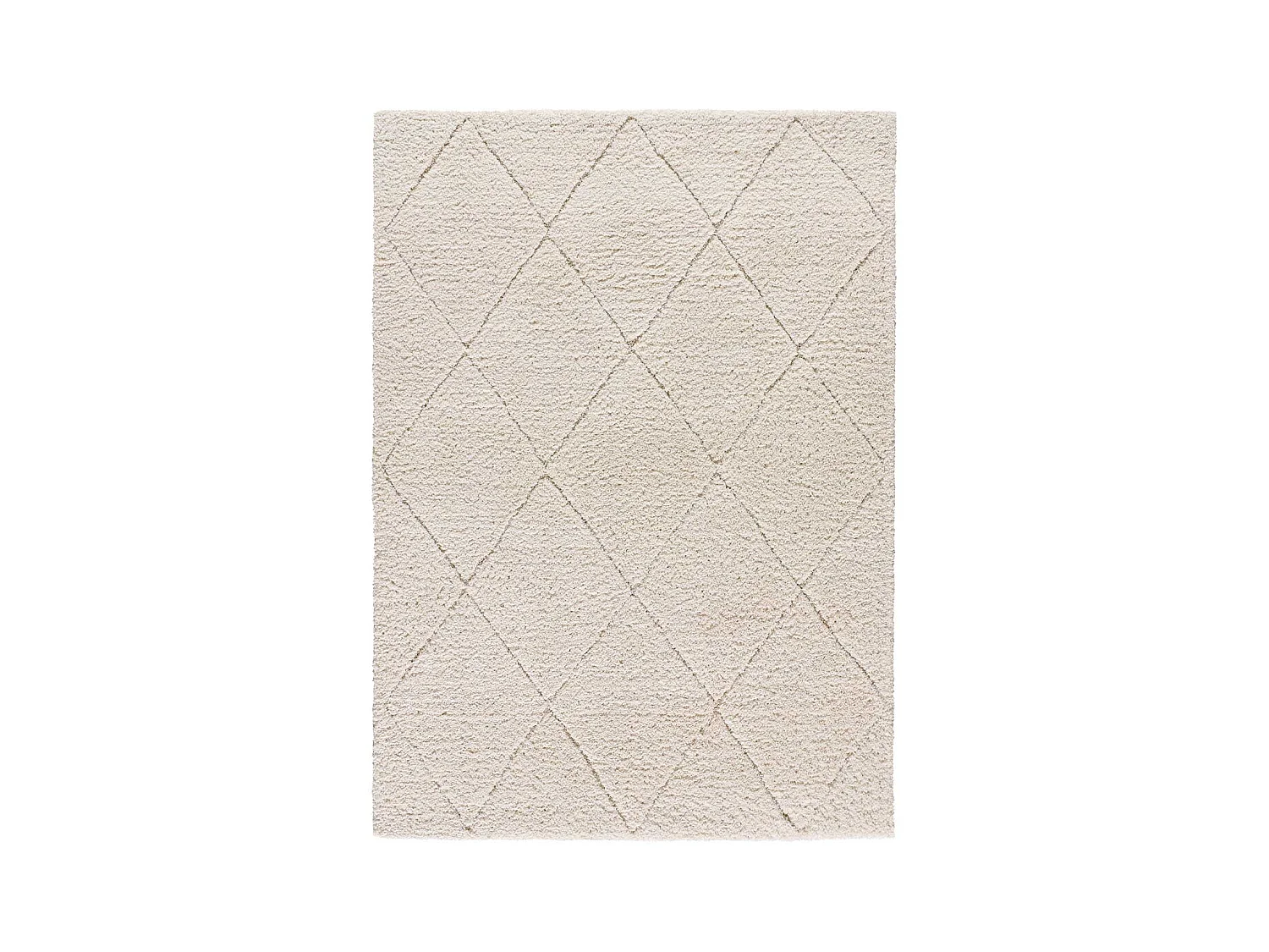 Tappeto interno - shaggy - bianco - 200 x 290 cm - ATESA