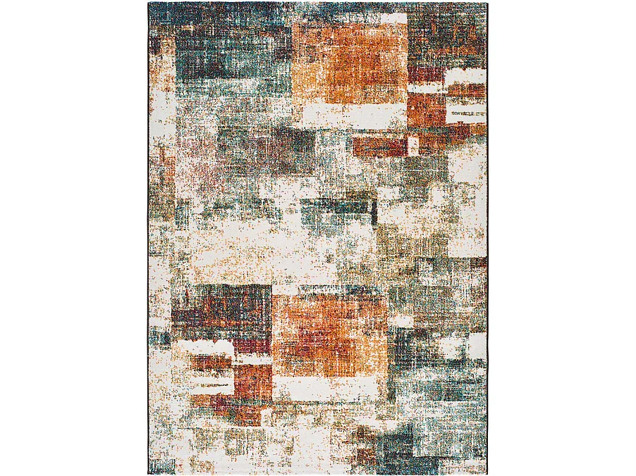 Tapis intérieur - abstrait - multicolore - 80 x 150 cm - PANDORA