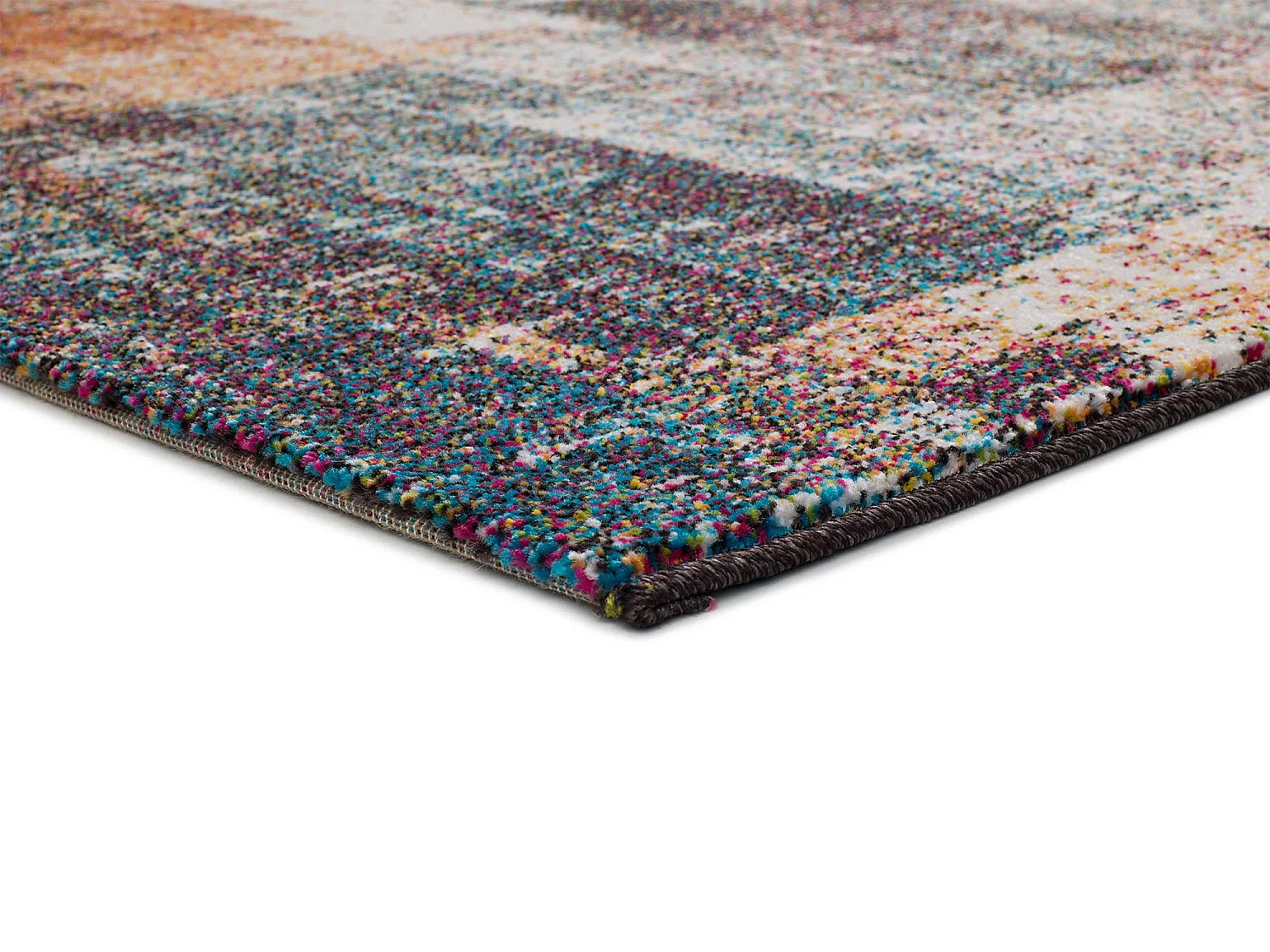 Tapis intérieur - abstrait - multicolore - 80 x 150 cm - PANDORA