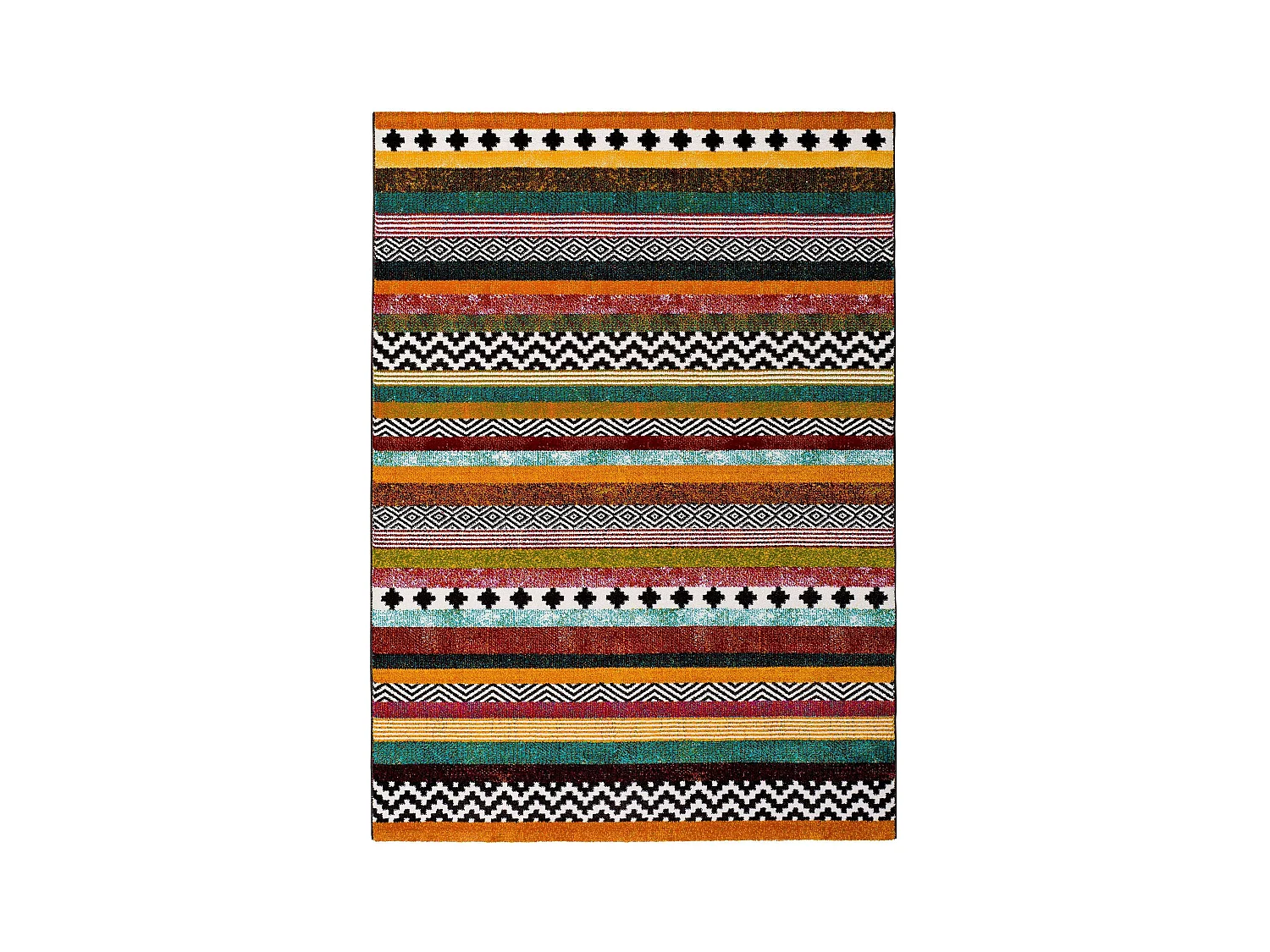 Tapis intérieur - ethnique - multicolore - 140 x 200 cm - MOAR