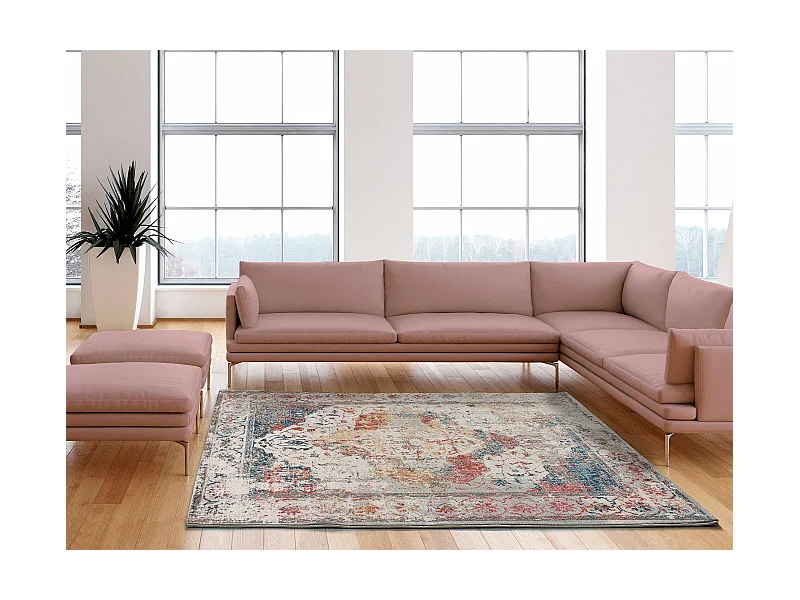 Kurzflorteppiche - modern - mehrfarbig - 200x290 cm - BALAKI