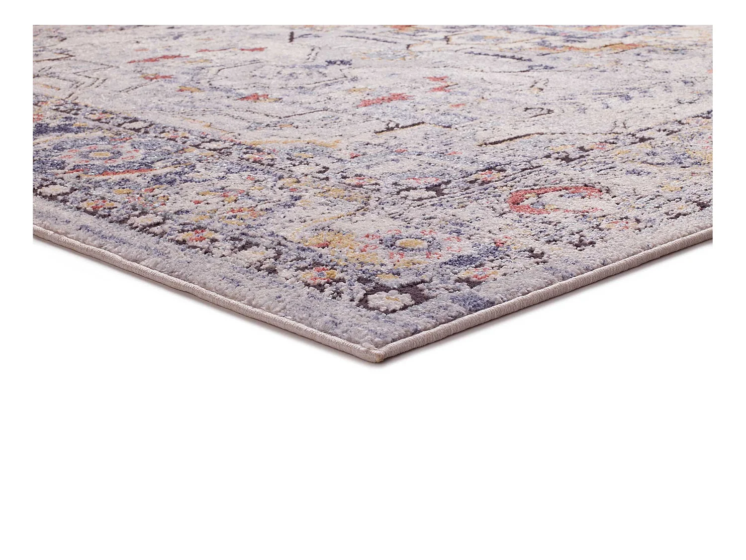 Alfombra interior  - vintage - gris - 140 x 200 cm - MABEL