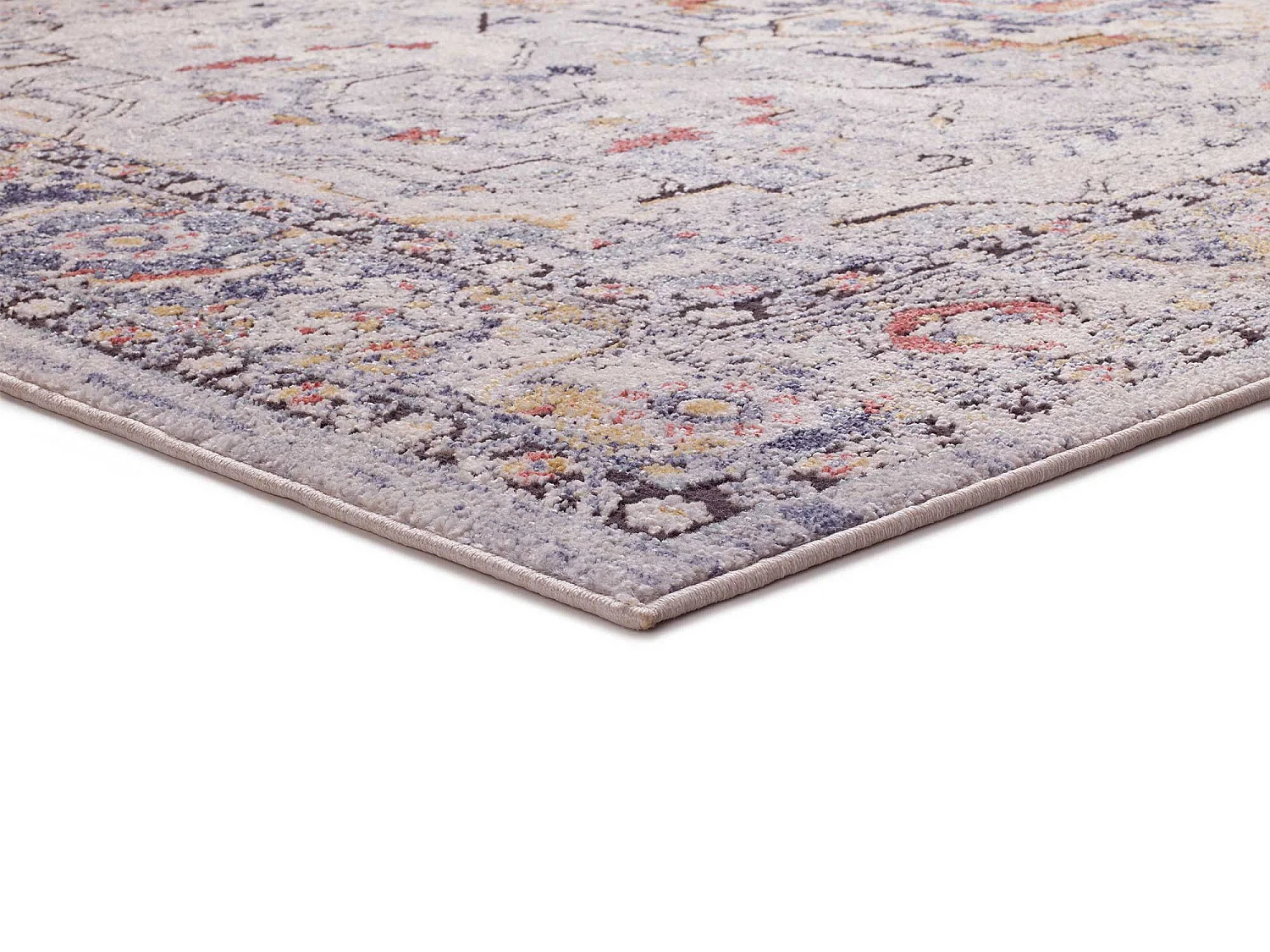 Alfombra interior  - vintage - gris - 140 x 200 cm - MABEL