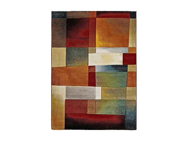 Kurzflorteppiche - geometrisch - mehrfarbig - 120x170 cm - MATRIX