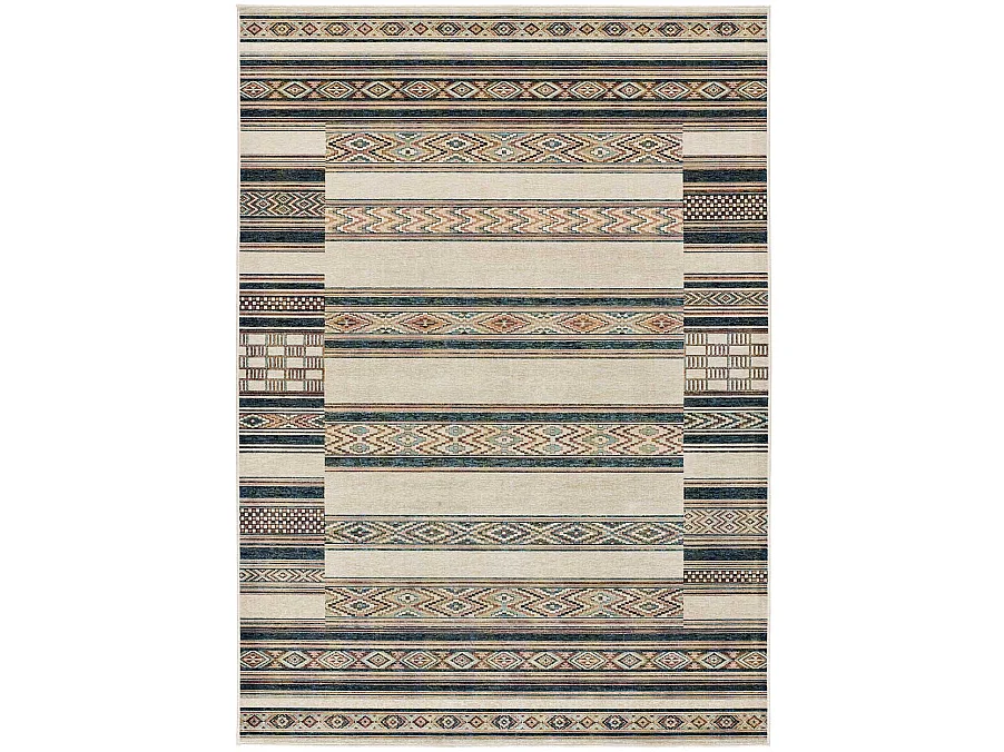 Tapis intérieur - ethnique - multicolore - 135 x 195 cm - ANTALIA