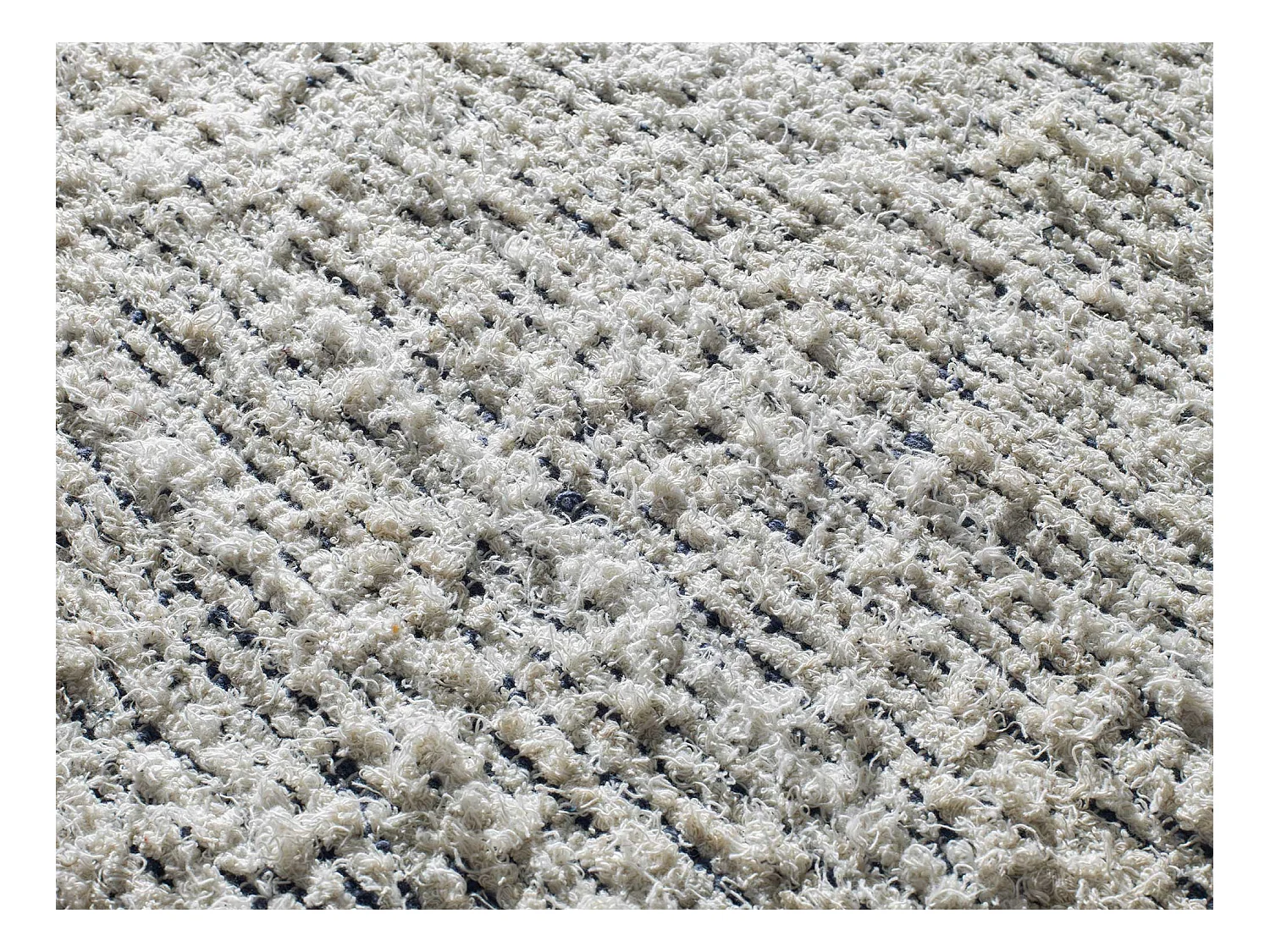 Alfombra interior  - semi-lisa - blanco - 160 x 230 cm - REIMAGINE