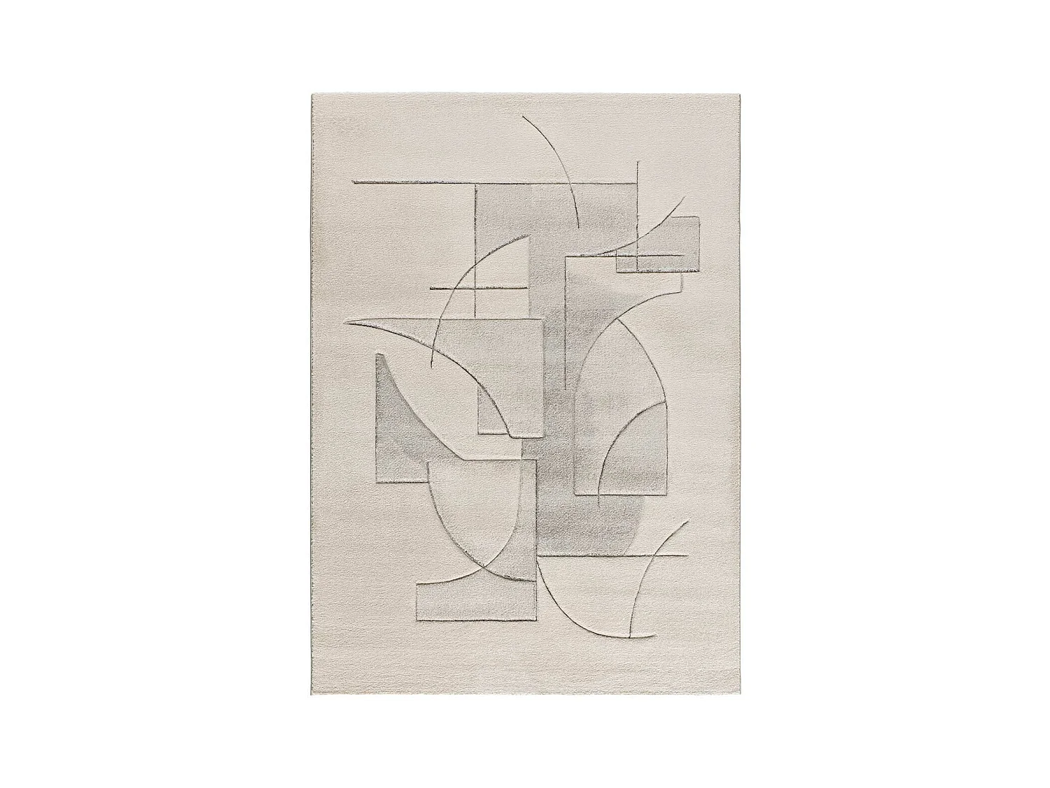 Alfombra interior  - geométrico - crema - 200 x 290 cm - LENA