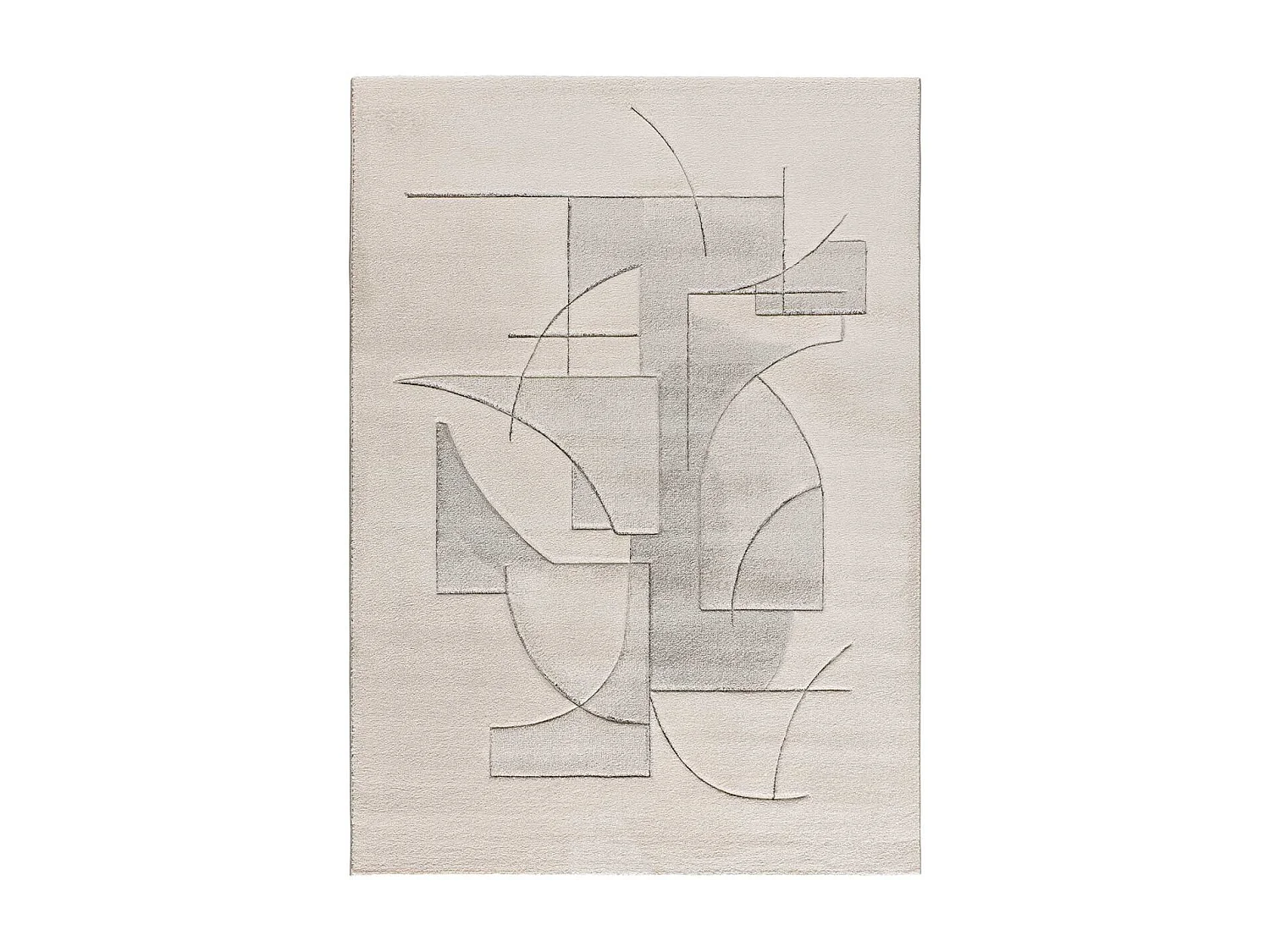 Alfombra interior  - geométrico - crema - 200 x 290 cm - LENA