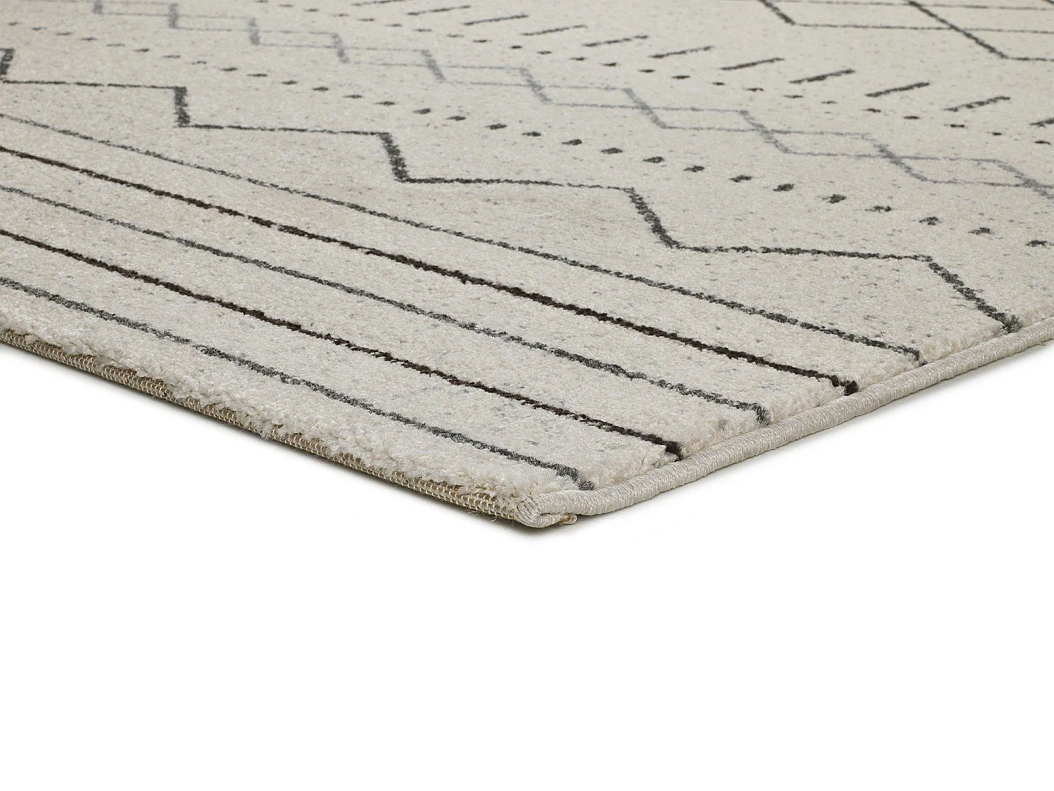 Tapis intérieur - ethnique - blanc - 160 x 230 cm - AKKA