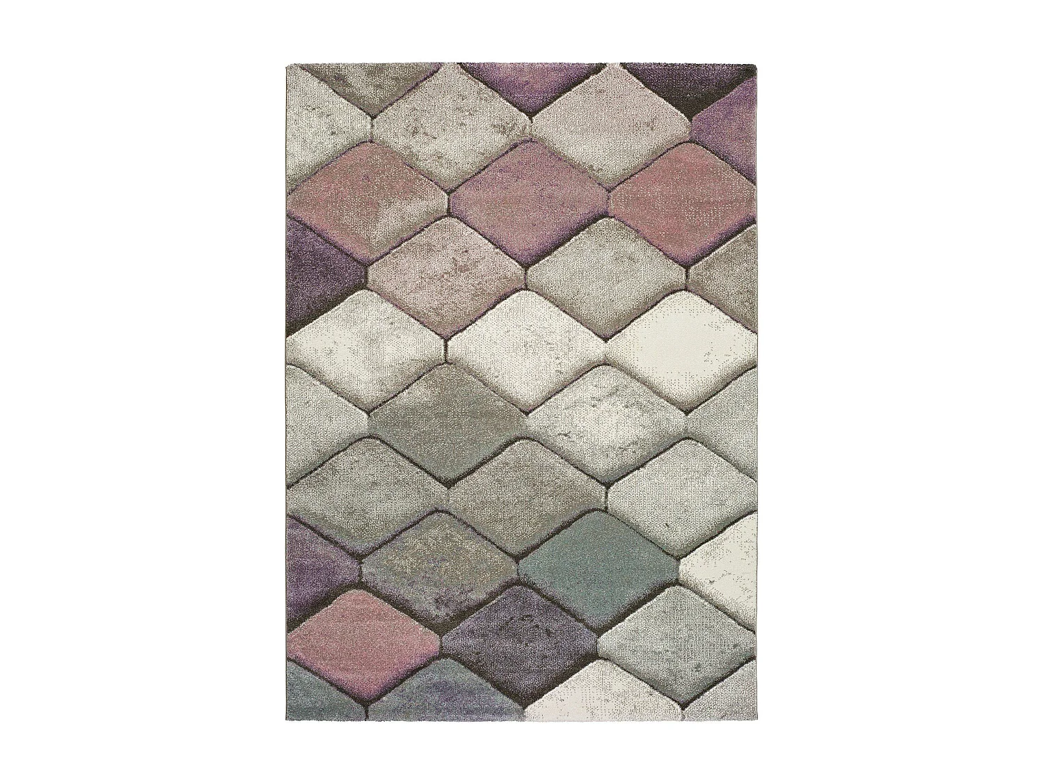 Tapis intérieur - géométrique - multicolore - 120 x 170 cm - MUBIS