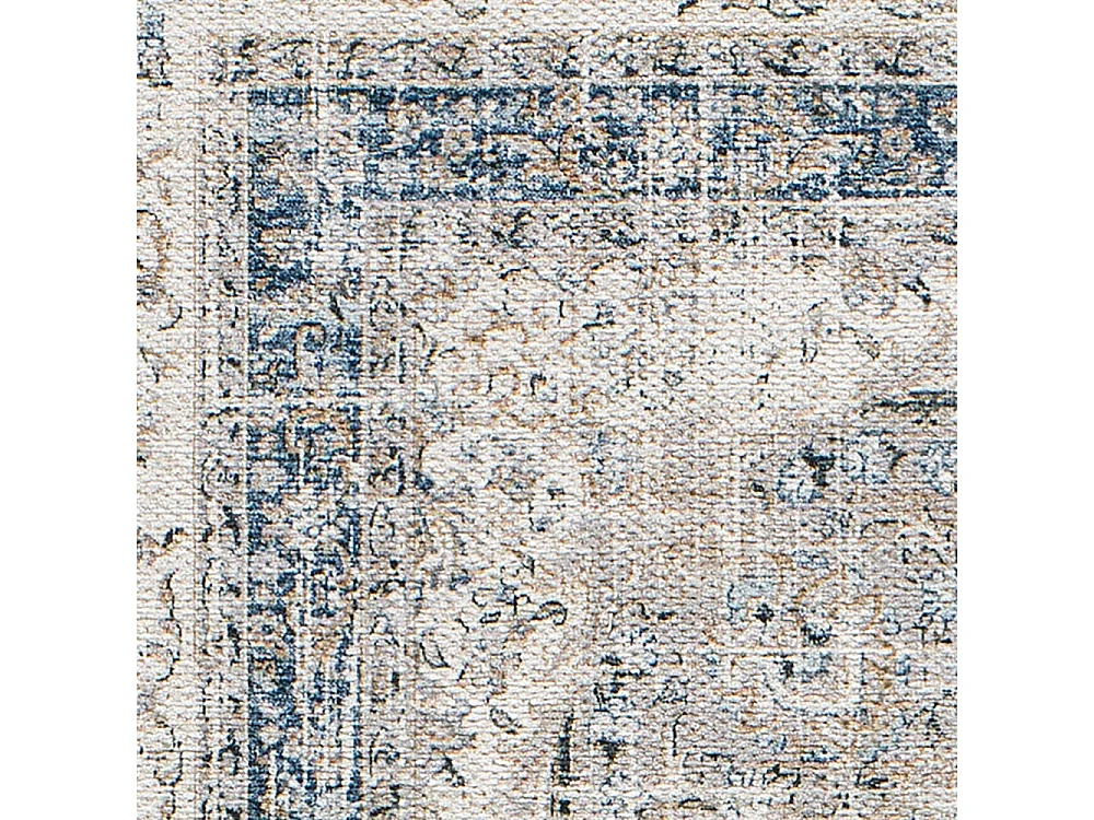 Kurzflorteppich - vintage - grau - 160x230 cm - NEILA