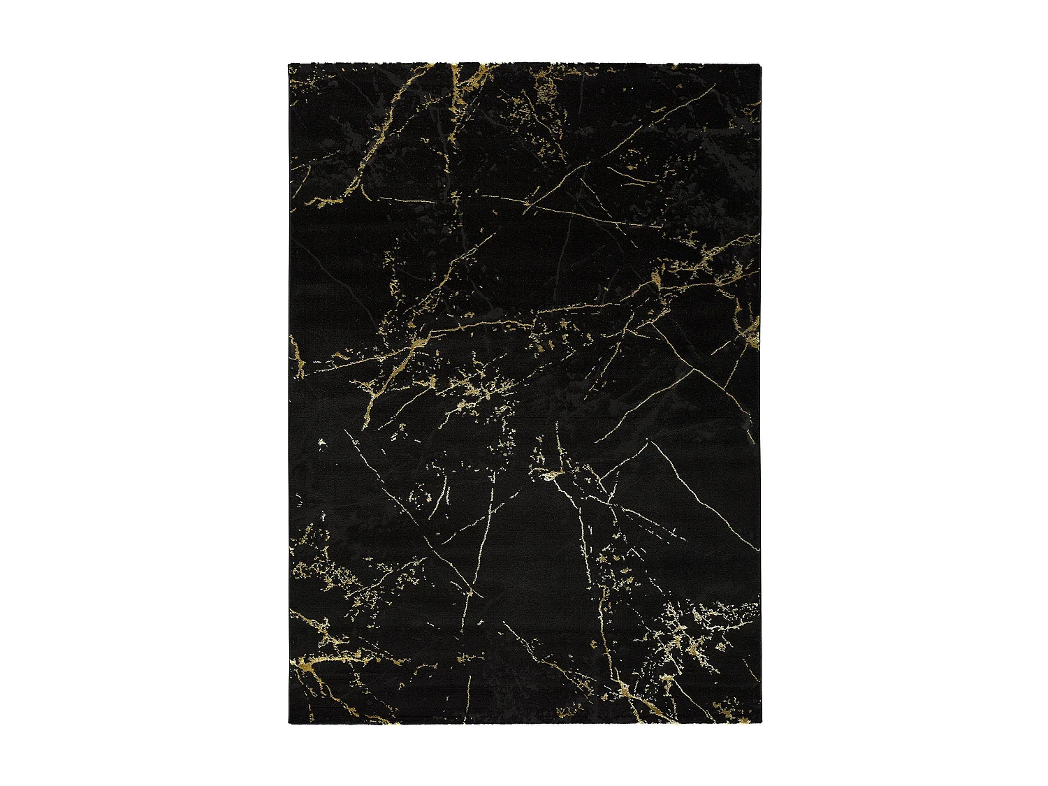Tappeto interno - astratto - nero - 140 x 200 cm - GOLD