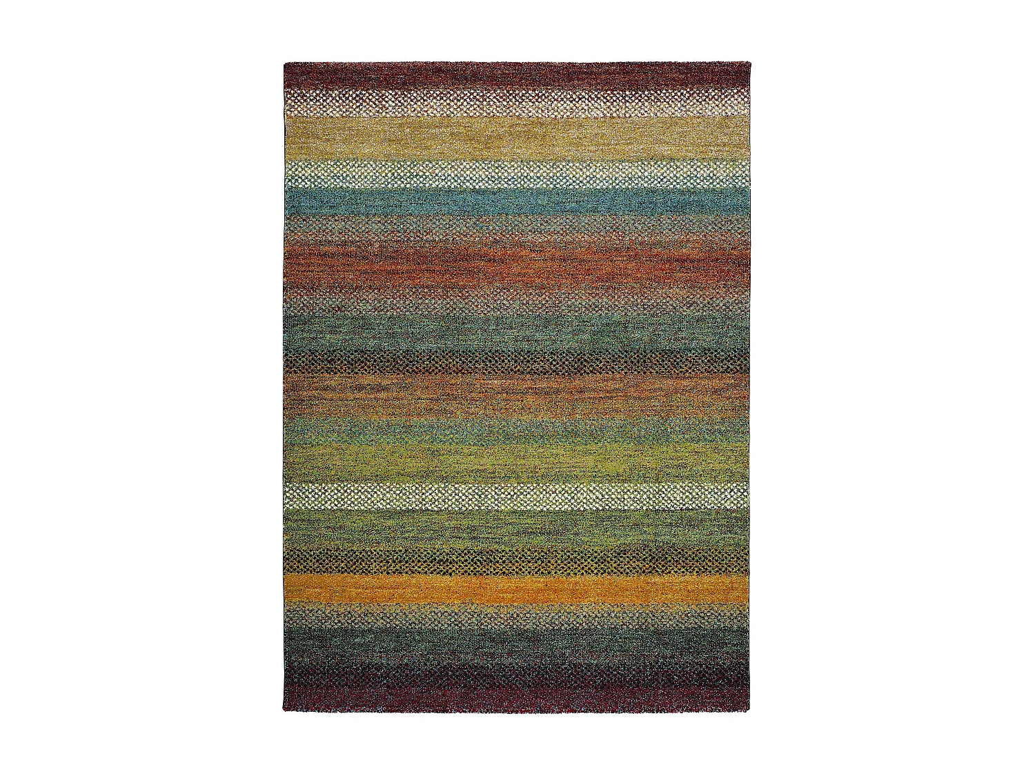 Tapis intérieur - abstrait - multicolore - 80 x 150 cm - GIO