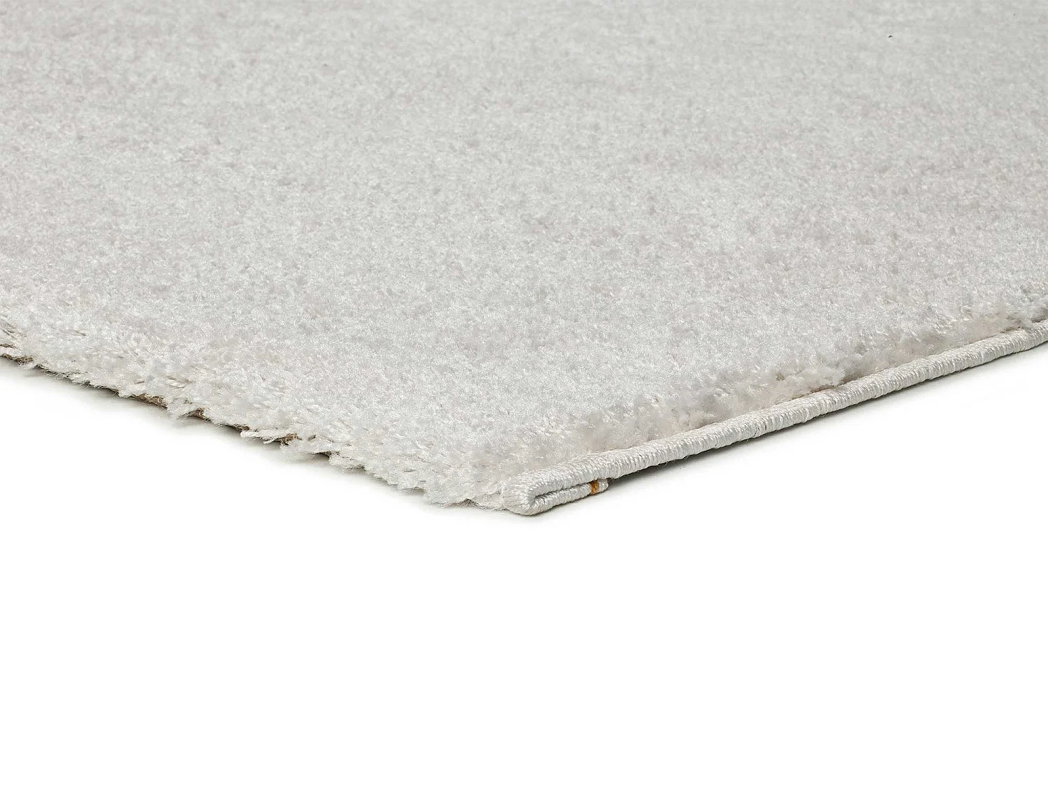 Hoogpolig tapijt - shaggy glad - wit - 190x290 cm - ATLAS