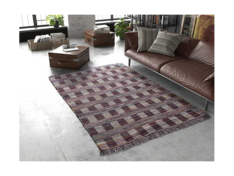 Alfombra interior  - étnico - multicolor - 120 x 160 cm - RECRAFT