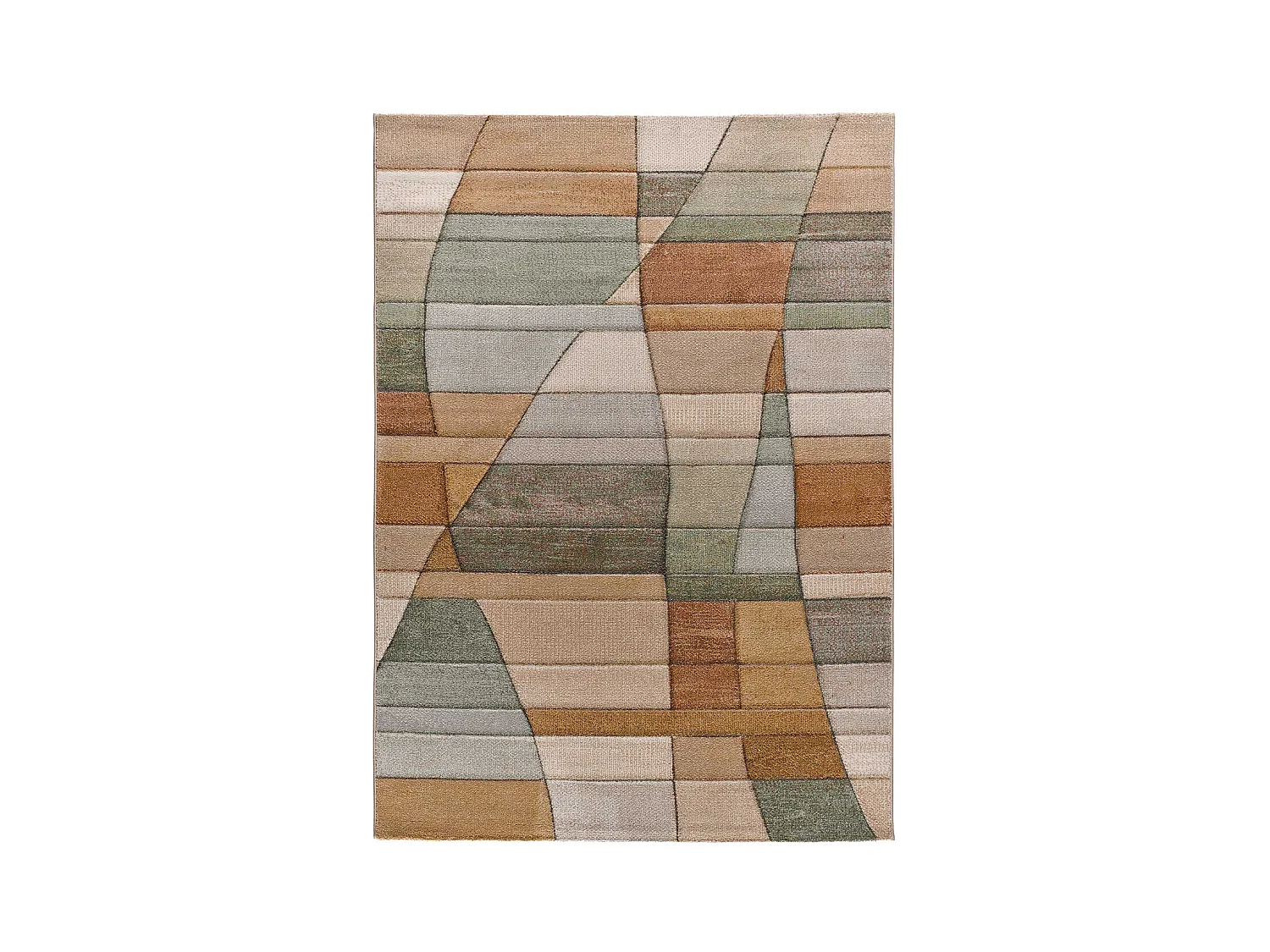 Kurzflorteppiche - abstrakt - mehrfarbig - 140x200 cm - SORA