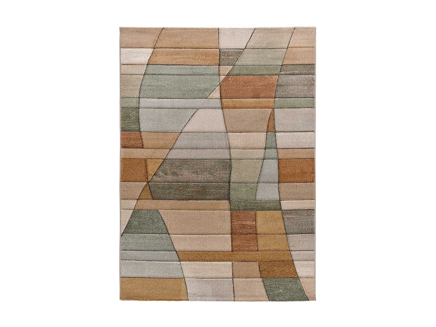 Tapis intérieur - abstrait - multicolore - 140 x 200 cm - SORA