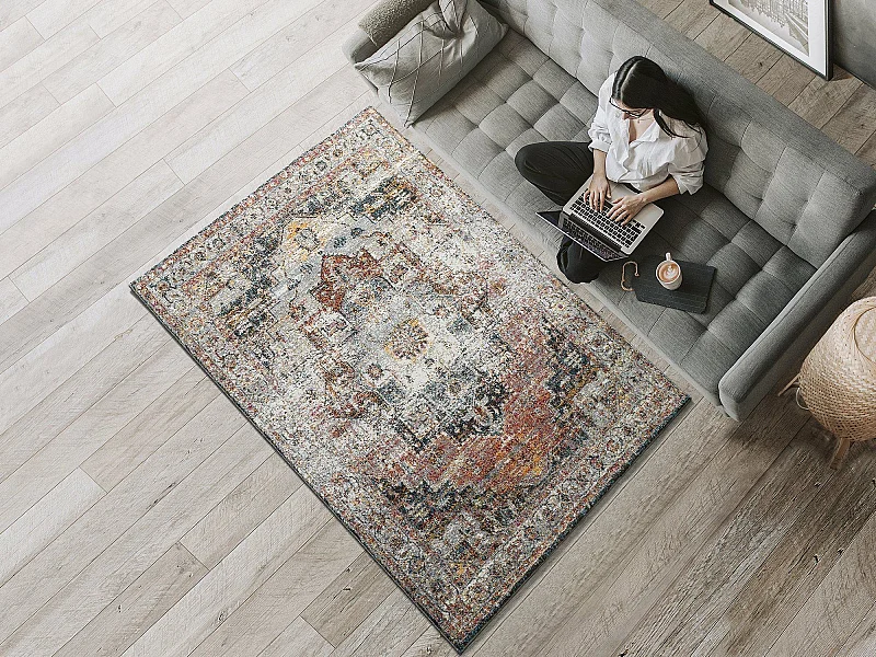 Alfombra interior  - abstracto - multicolor - 200 x 290 cm - SHIRAZ