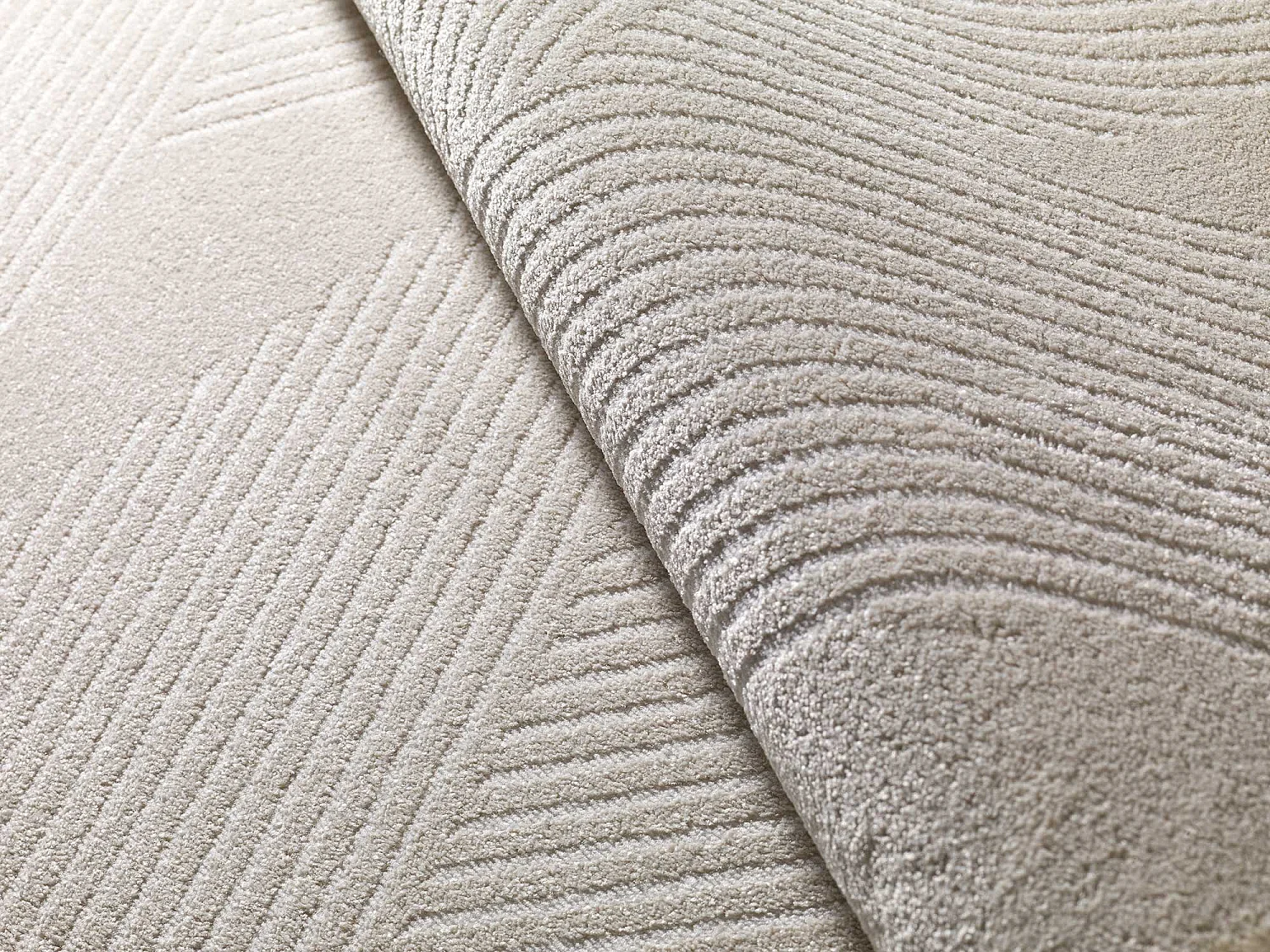 Alfombra interior  - abstracto - crema - 80 x 150 cm - HL-GEOMETRIC