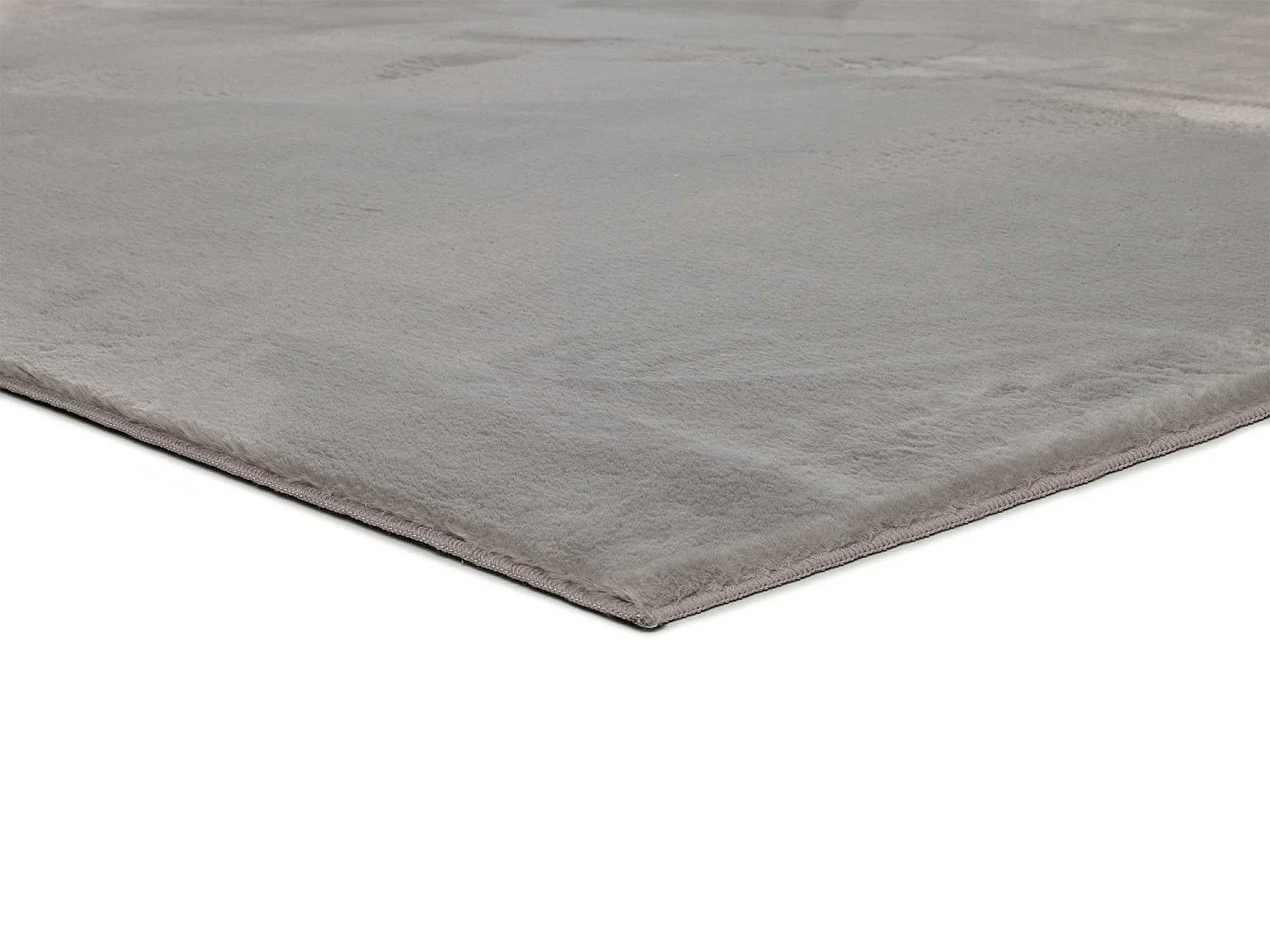 Tapis intérieur - uni - argent - 80 x 150 cm - XIANA