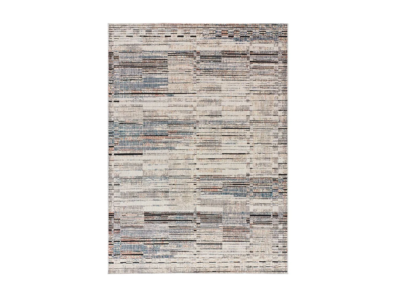 Alfombra interior  - abstracto - multicolor - 136 x 200 cm - TRUVA