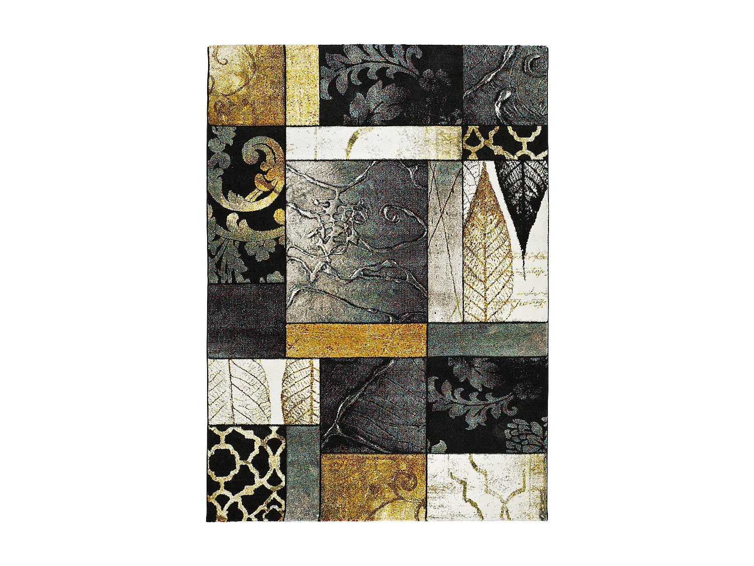 Tappeto interno - astratto - multicolore - 140 x 200 cm - BIANCA