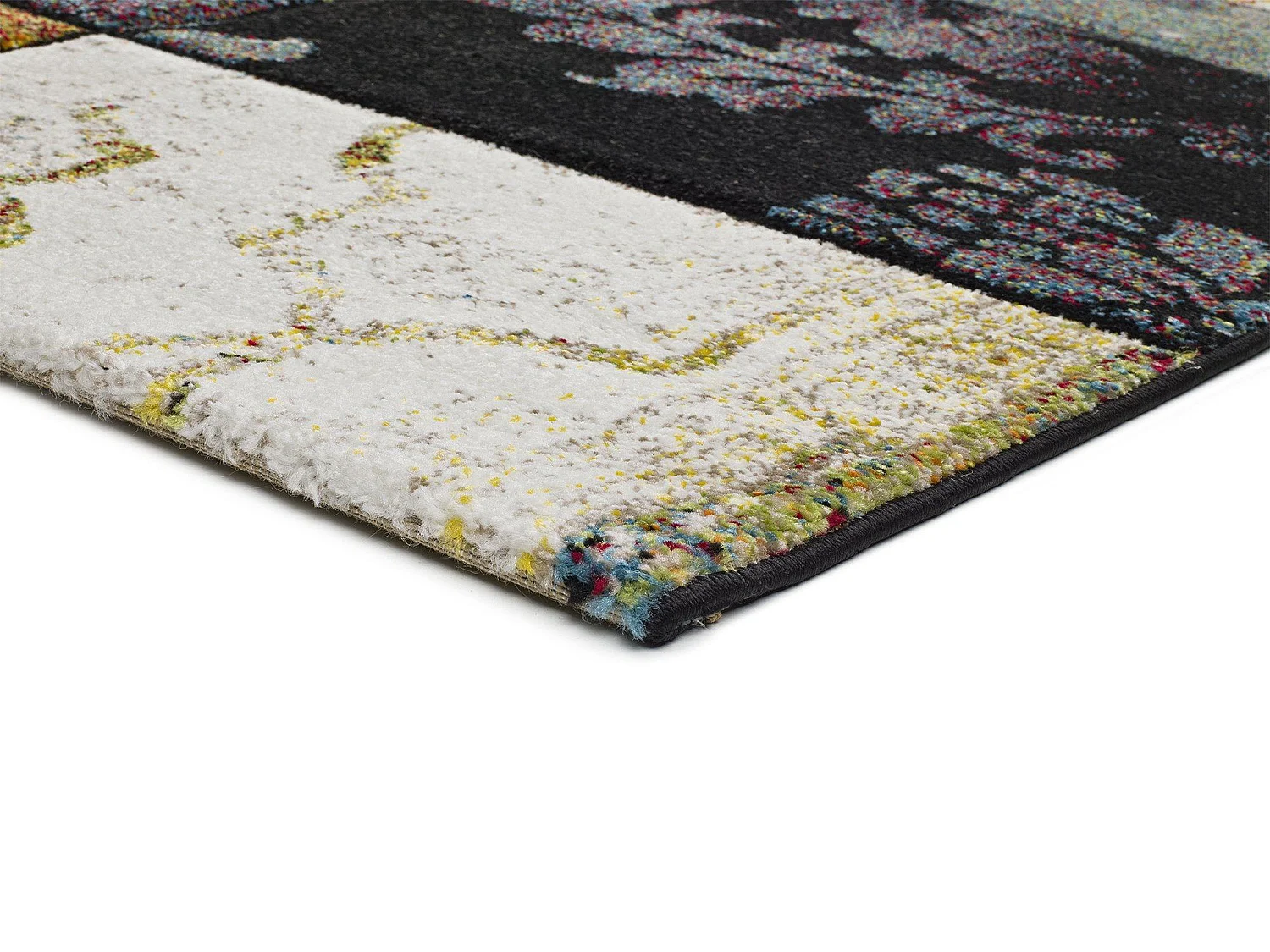 Tappeto interno - astratto - multicolore - 140 x 200 cm - BIANCA