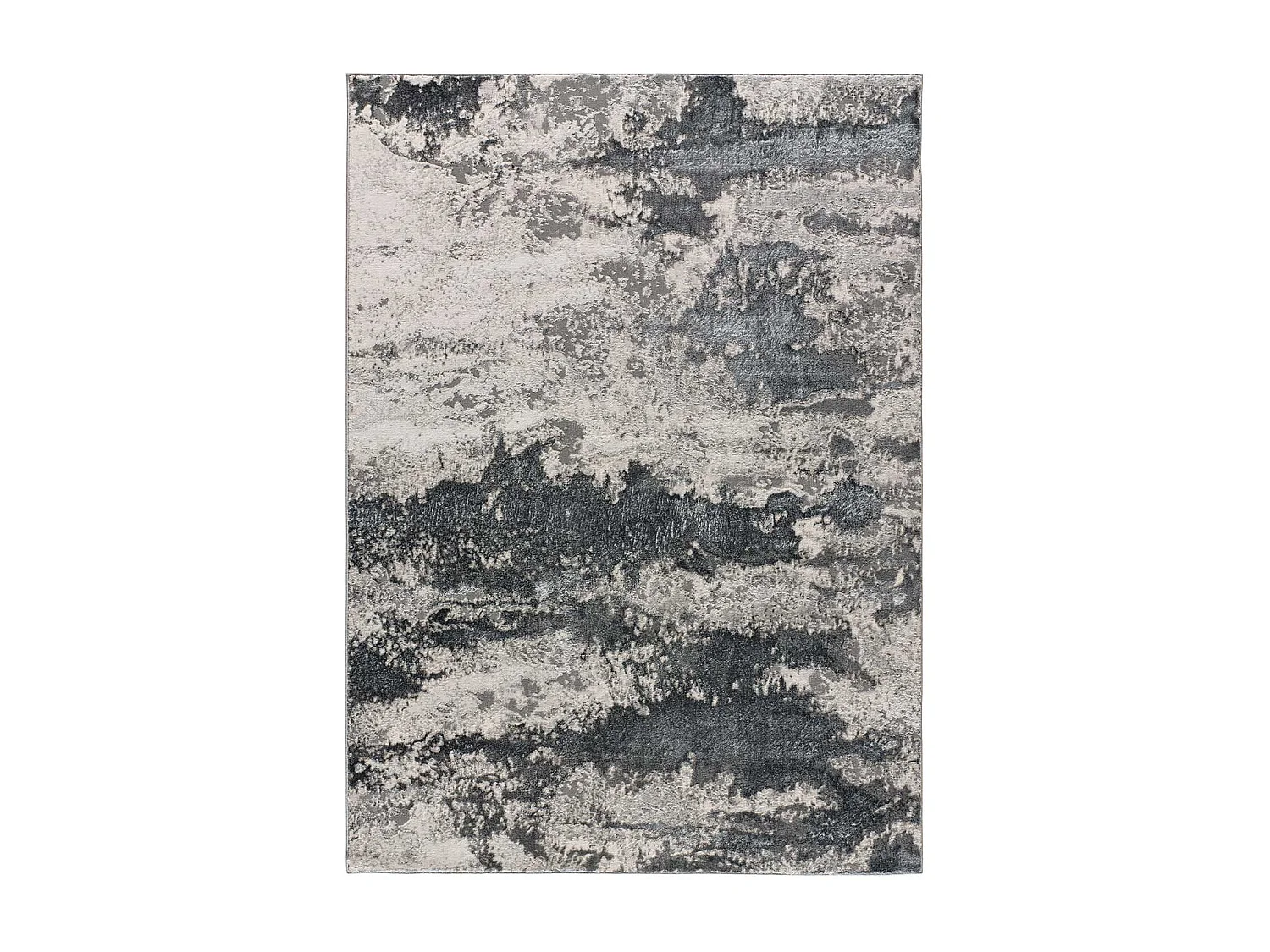 Tappeto interno - astratto - grigio - 140 x 200 cm - AGATA