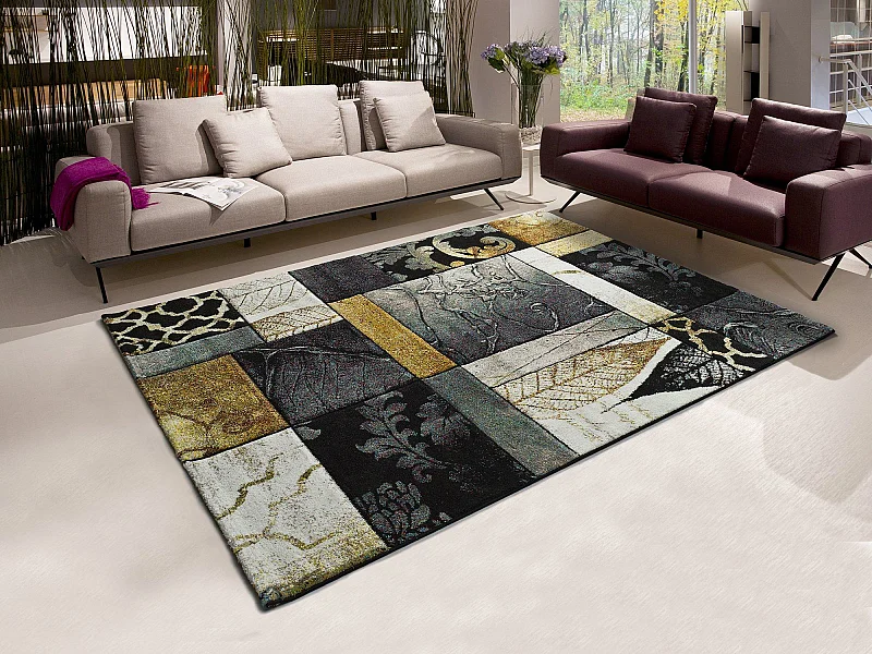 Tapis intérieur - abstrait - multicolore - 160 x 230 cm - BIANCA