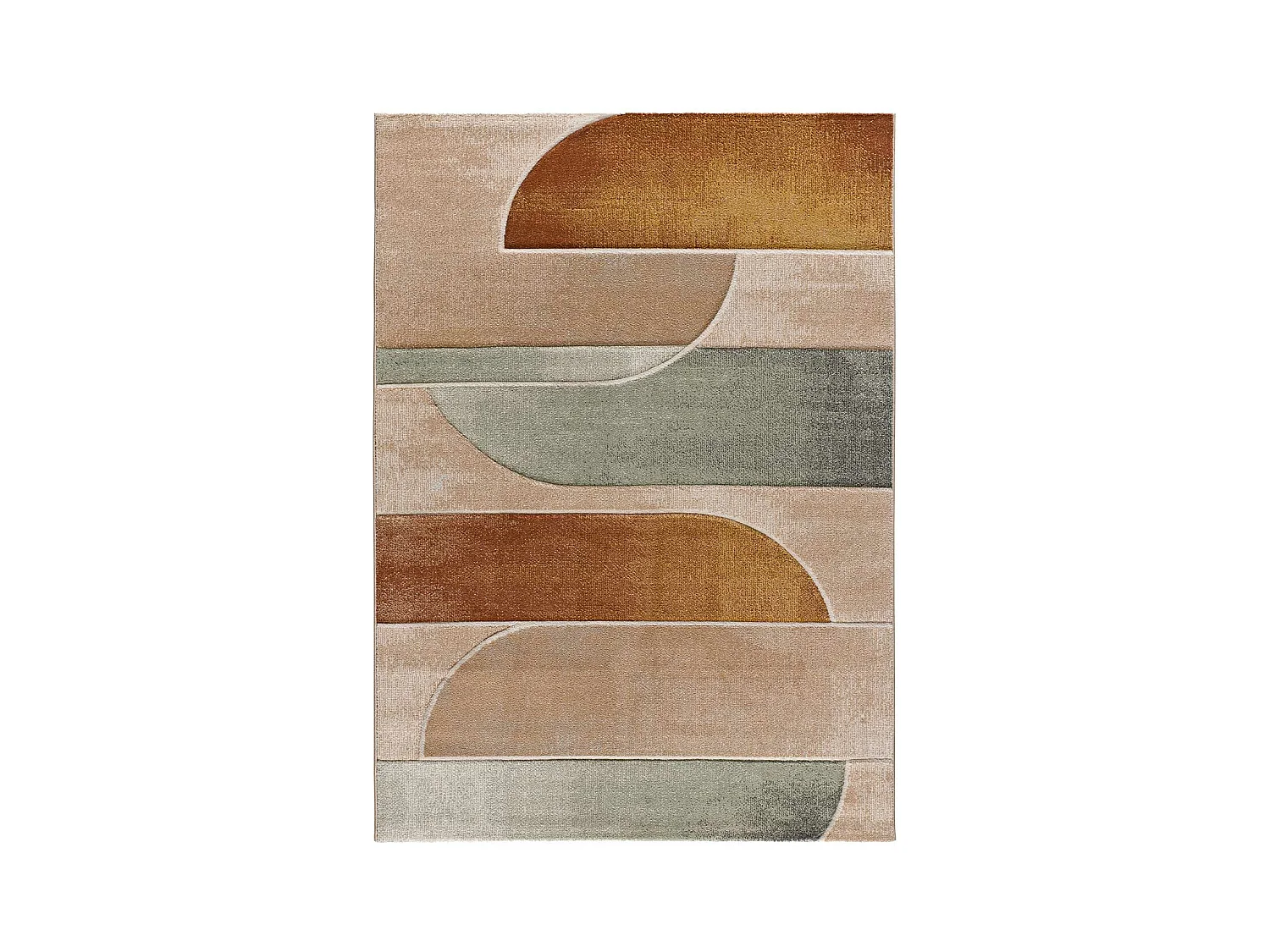 Tapis intérieur - abstrait - multicolore - 140 x 200 cm - SORA