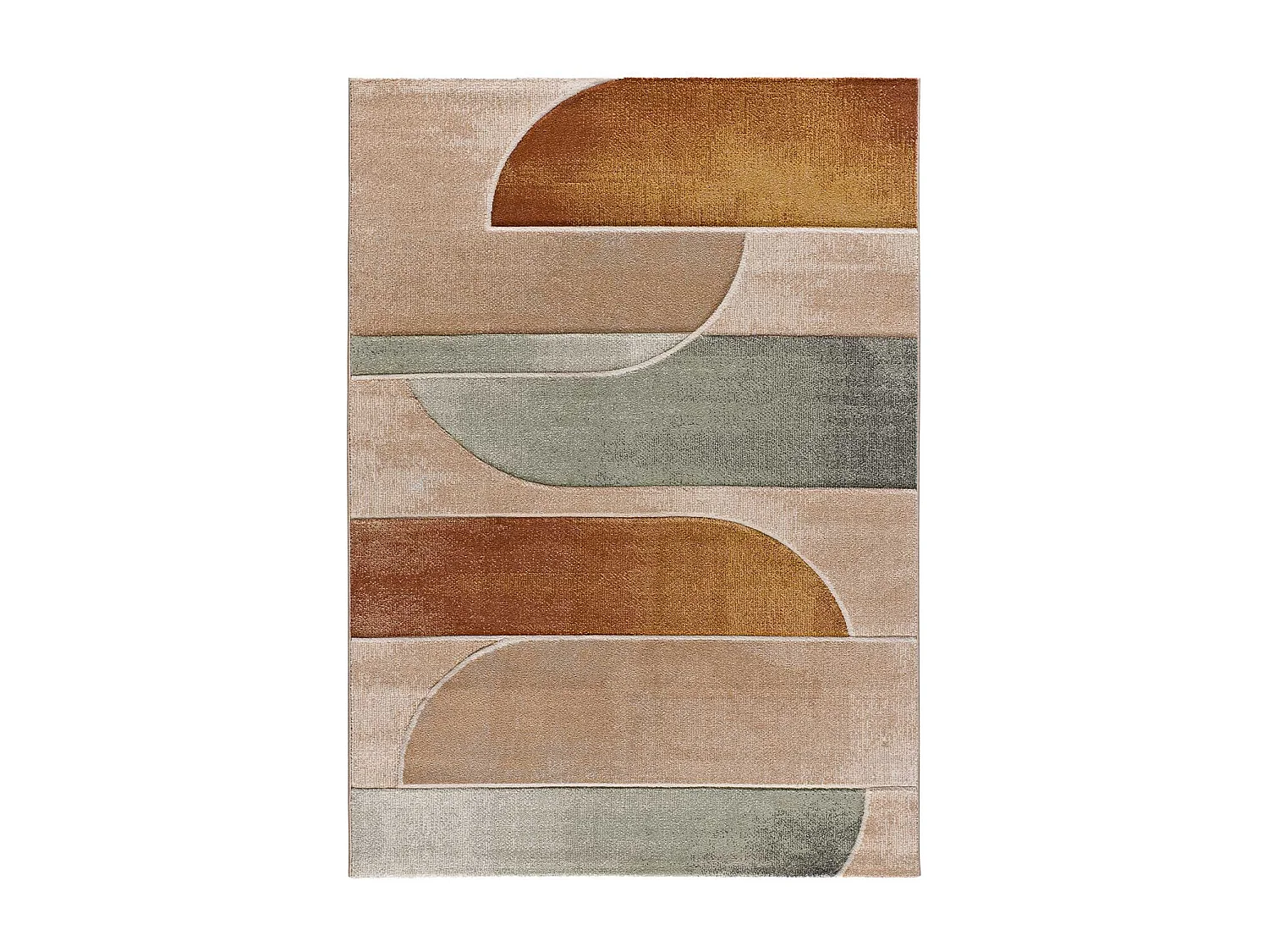 Tapis intérieur - abstrait - multicolore - 140 x 200 cm - SORA