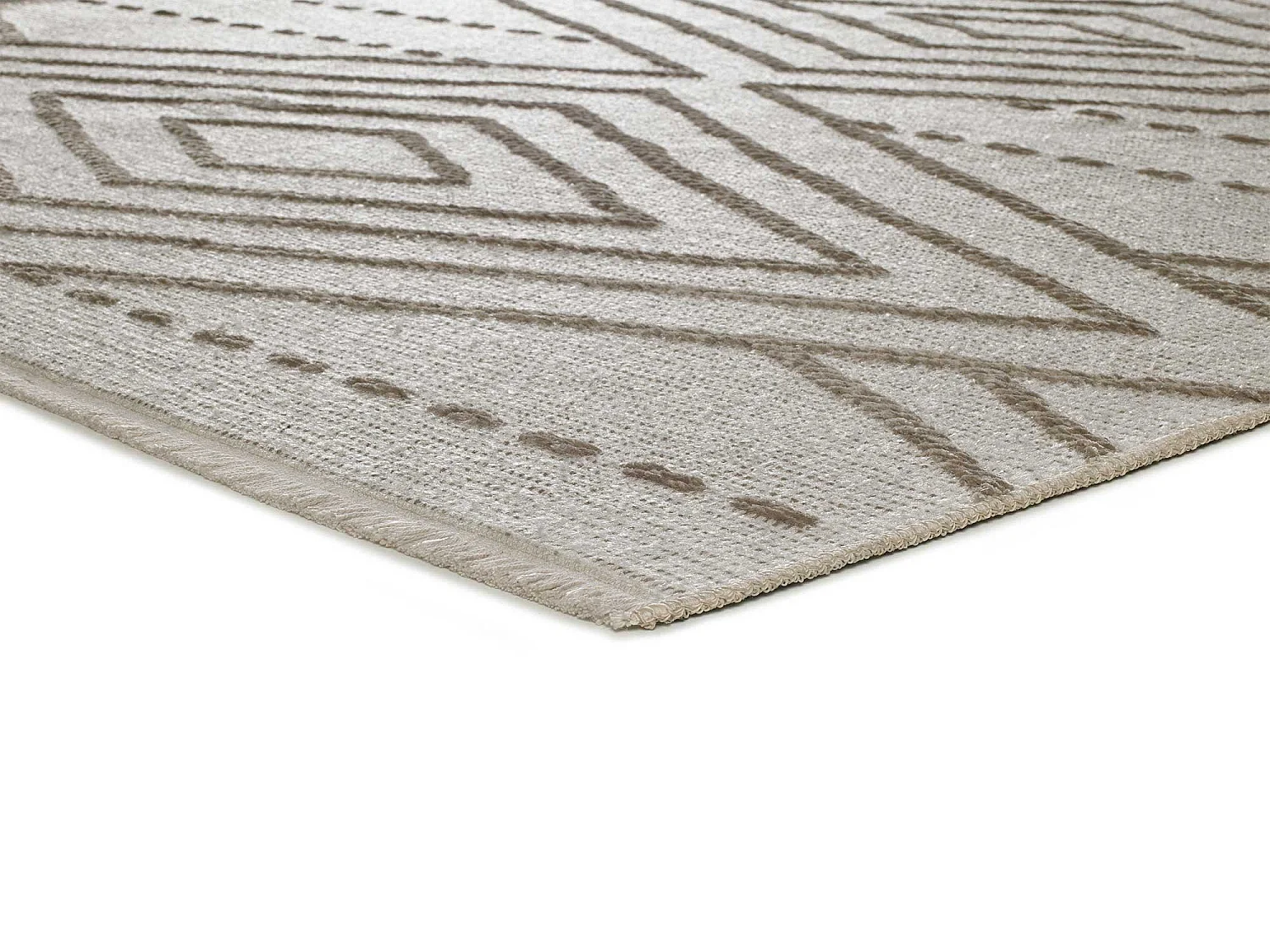 Tappeto interno - etnico - beige - 160 x 230 cm - LUX