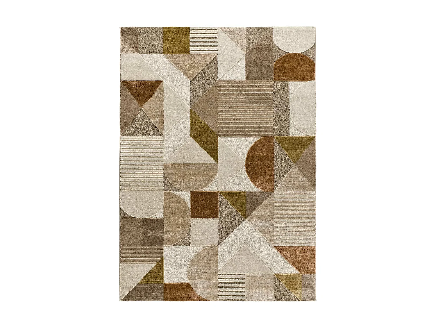 Alfombra interior  - geométrico - multicolor - 80 x 150 cm - MELFI