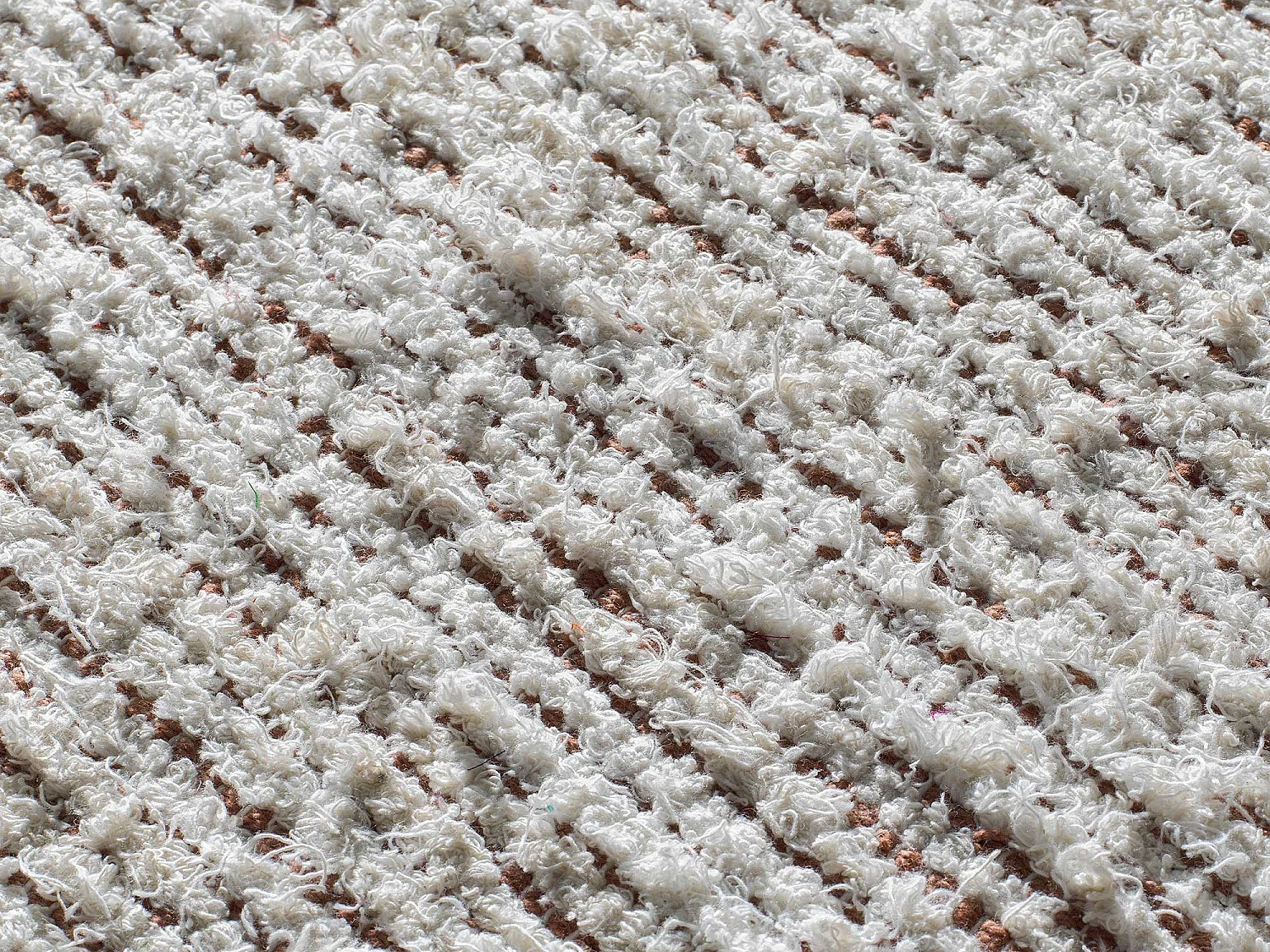 Tapis intérieur - semi-uni - crème - 160 x 230 cm - REIMAGINE