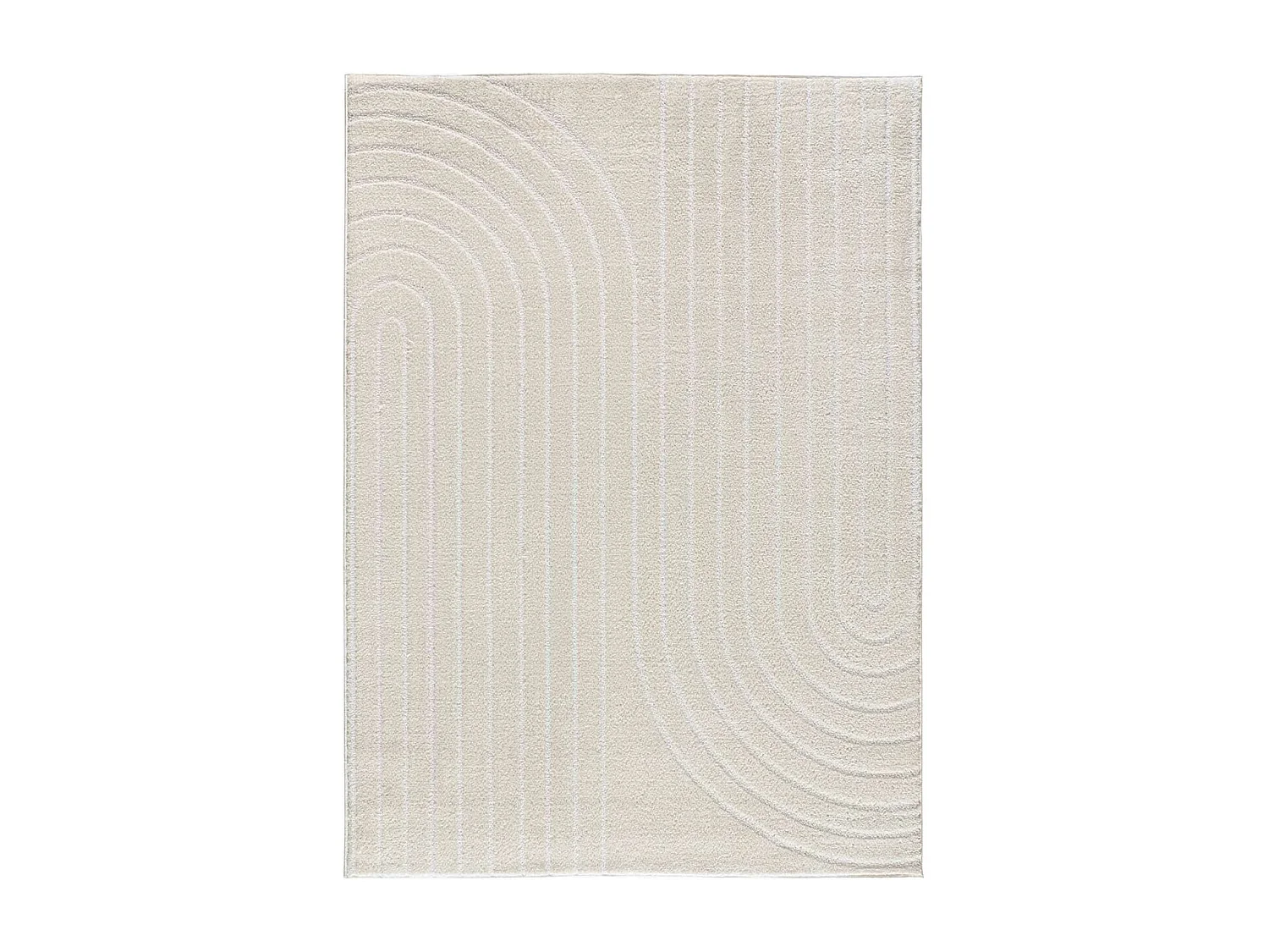 Tappeto interno - geometrico - bianco - 120 x 170 cm - BLANCHE