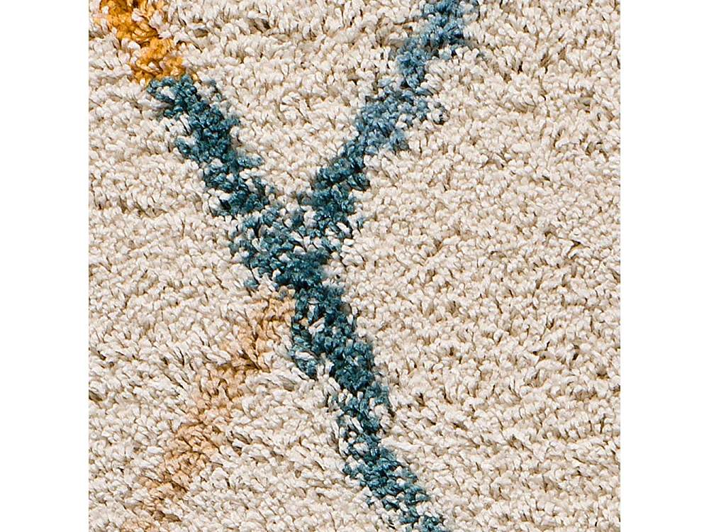 Tapis intérieur - berbère - multicolore - 133 x 190 cm - ULAI