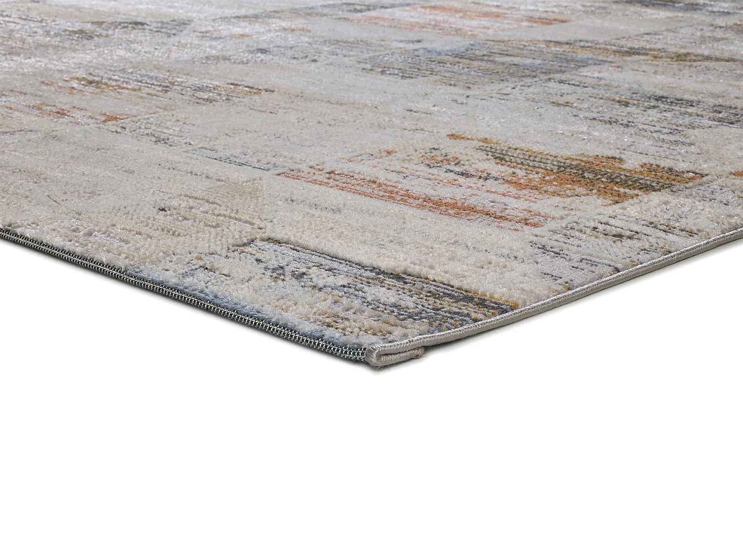 Laagpolig tapijt - vintage - veelkleurig - 115x170 cm - KILIS