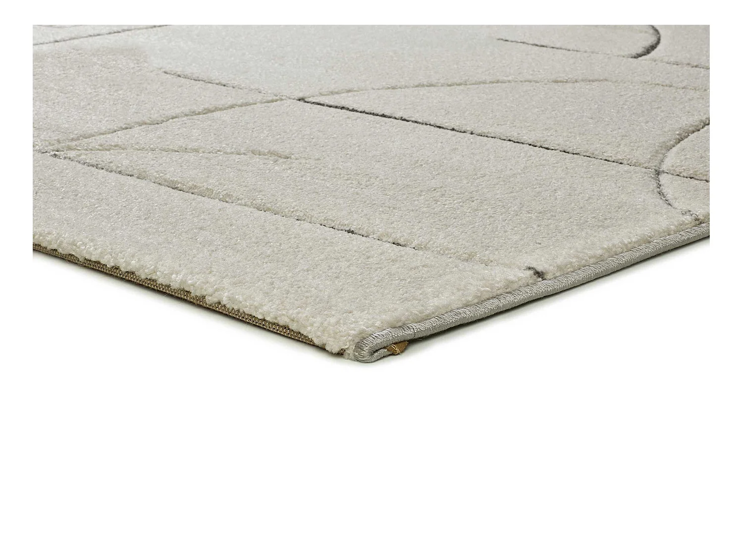 Alfombra interior  - geométrico - crema - 120 x 170 cm - LENA