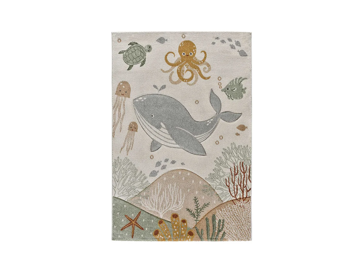 Tappeto interno - bambini animali - multicolore - 120 x 170 cm - BALLOON