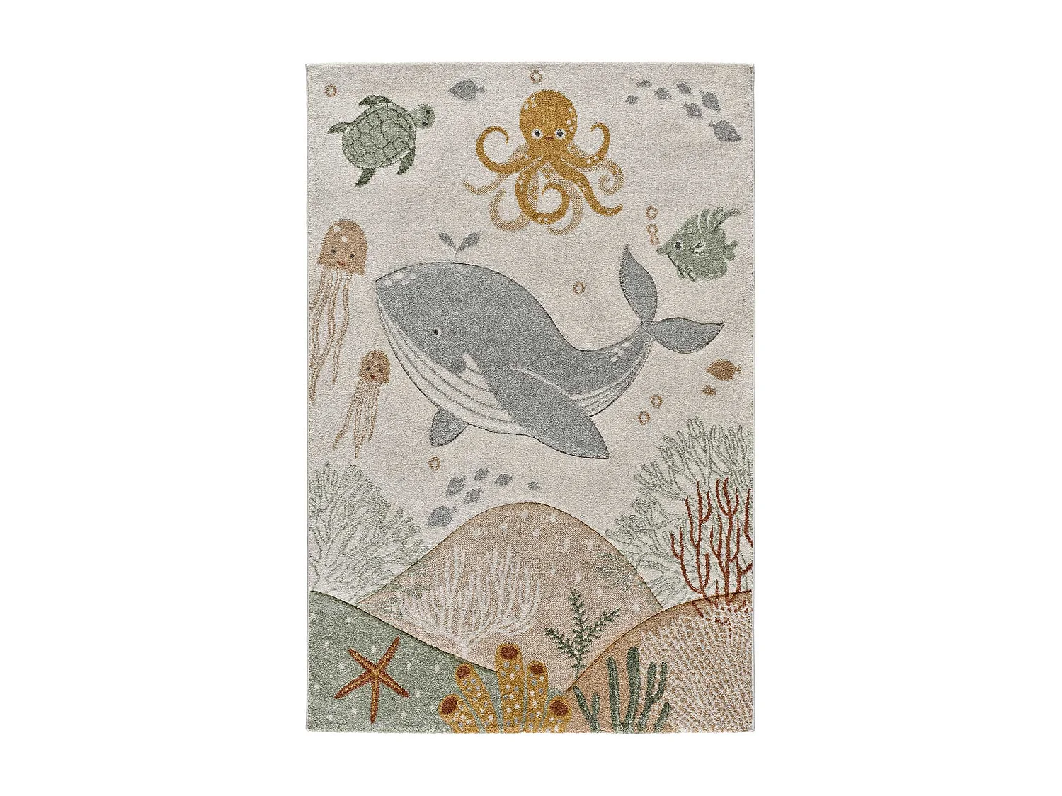 Kinderteppich - Kinder - Tiere - mehrfarbig - 120x170 cm - BALLOON